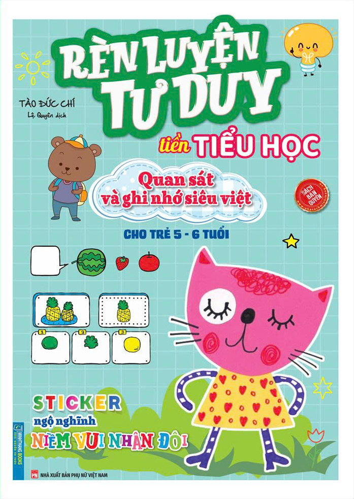 Rèn Luyện Tư Duy Tiền Tiểu Học - Quan Sát Và Ghi Nhớ Siêu Việt - Cho Trẻ 5-6 Tuổi - Ảnh 2