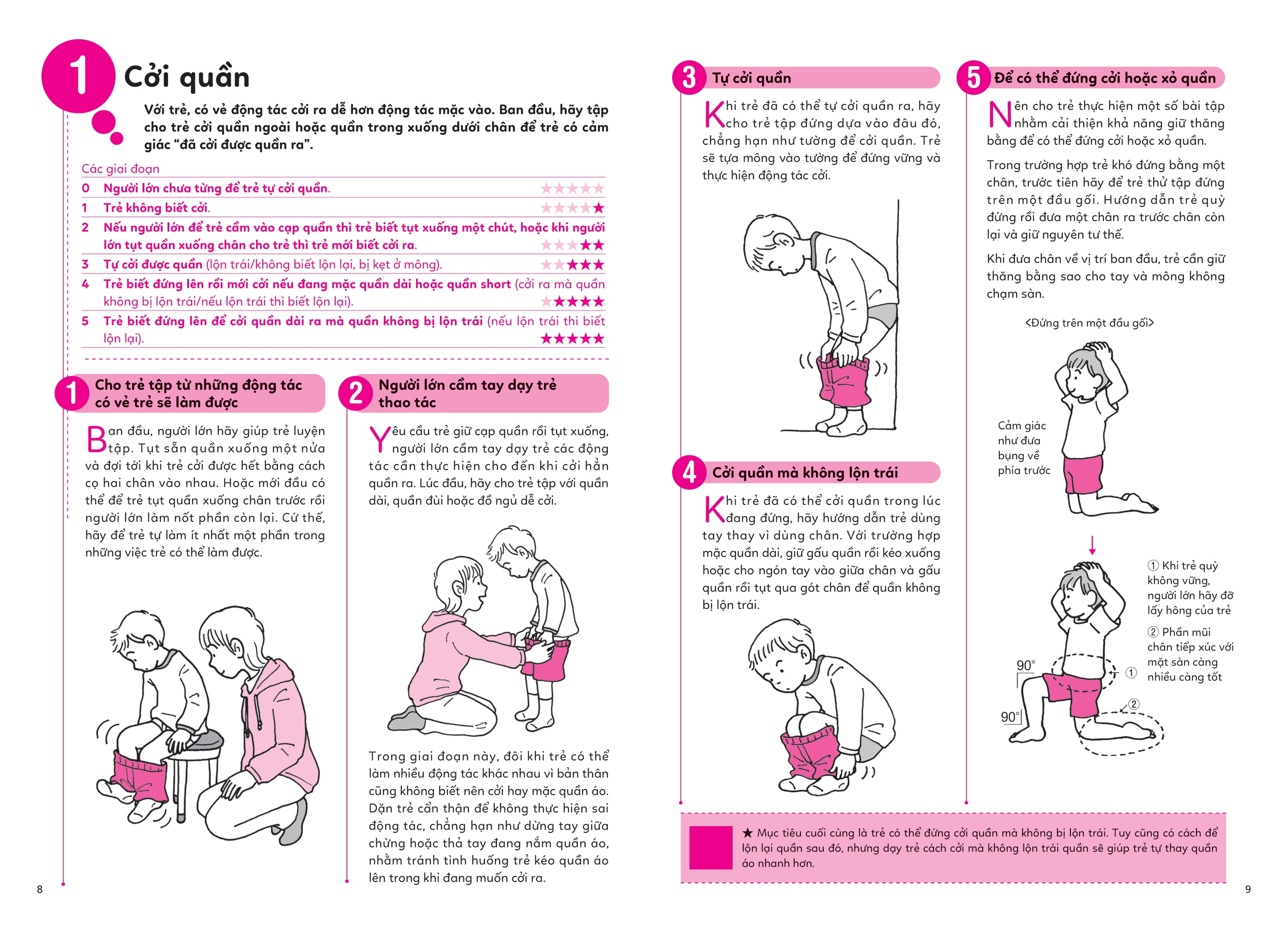 rèn nền nếp, cùng con khôn lớn - tập 3 - kĩ năng khi mặc quần áo - Ảnh 5