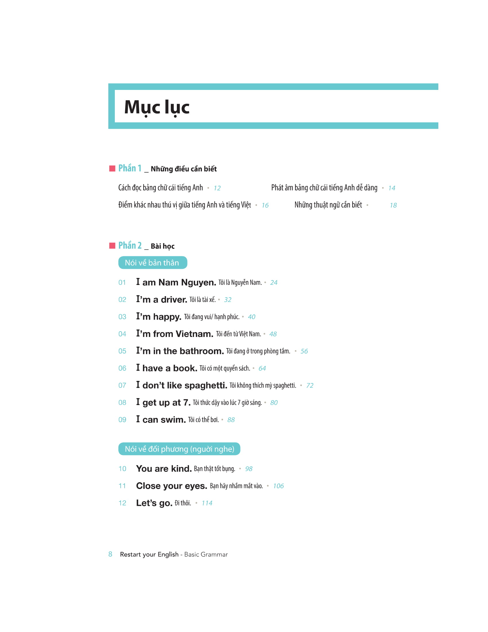 restart your english - basic grammar - yêu lại tiếng anh từ đầu - Ảnh 7