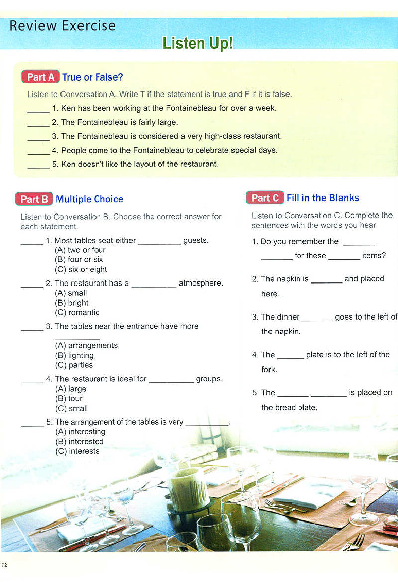 restaurant english - Ảnh 10