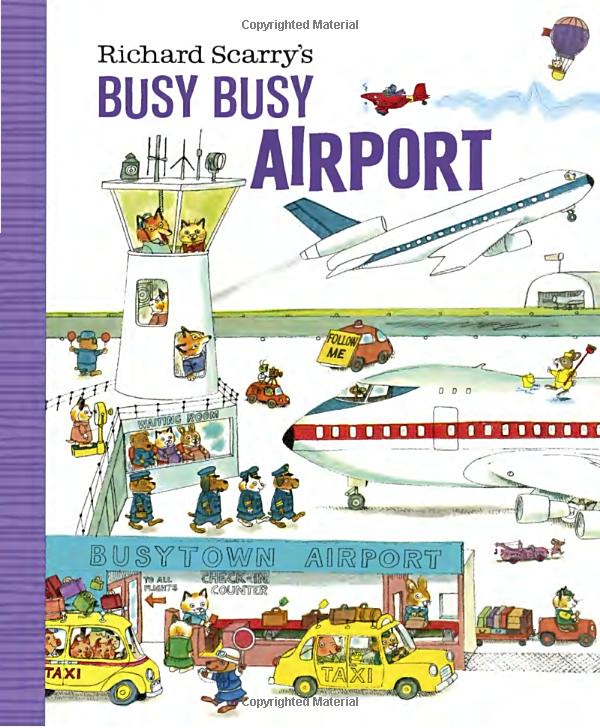 richard scarry's busy busy airport (richard scarry's busy busy board books) - Ảnh 2
