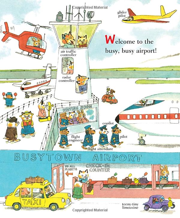 richard scarry's busy busy airport (richard scarry's busy busy board books) - Ảnh 3