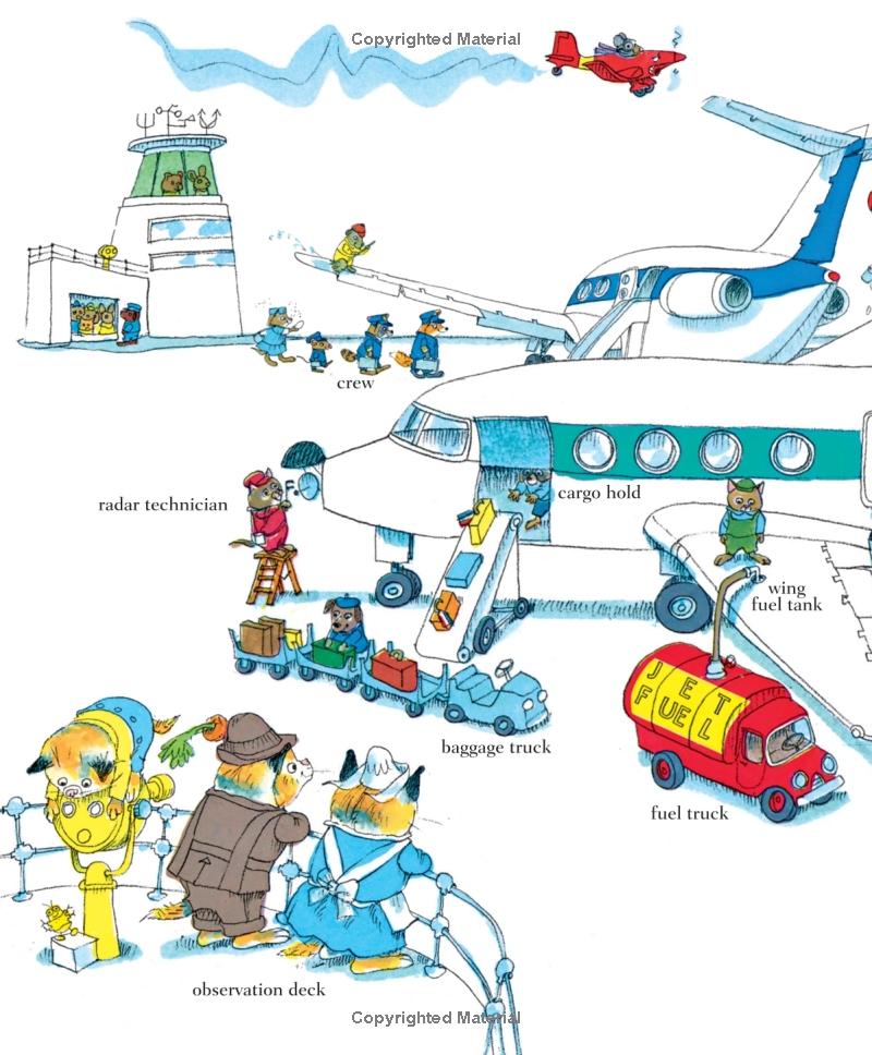richard scarry's busy busy airport (richard scarry's busy busy board books) - Ảnh 5