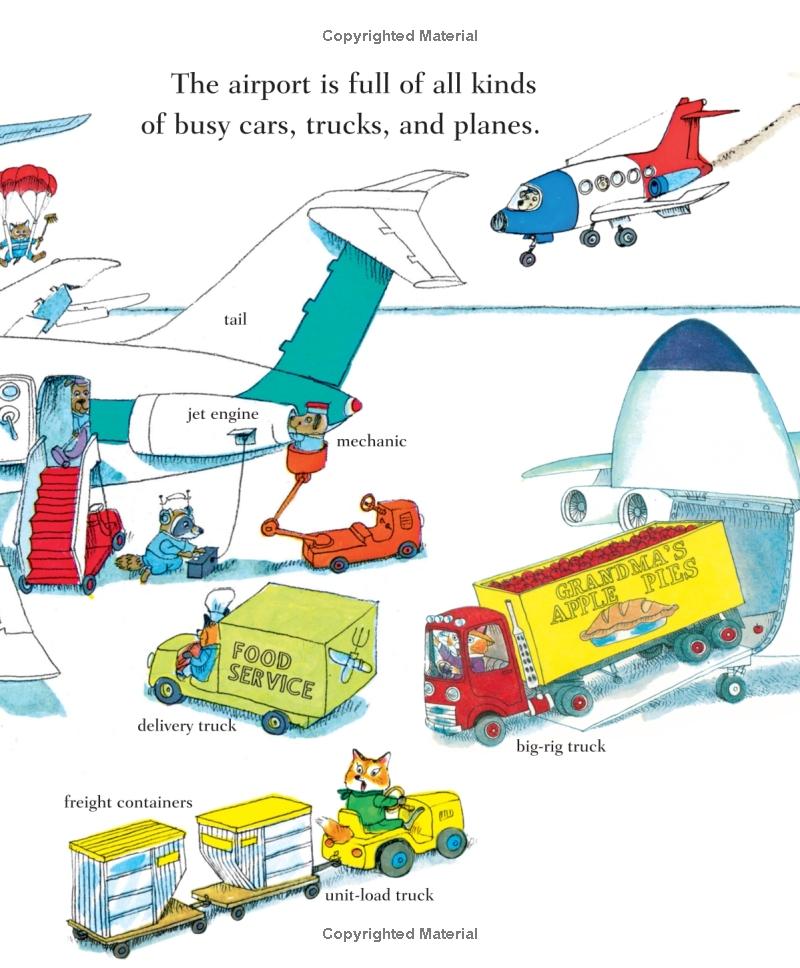 richard scarry's busy busy airport (richard scarry's busy busy board books) - Ảnh 6