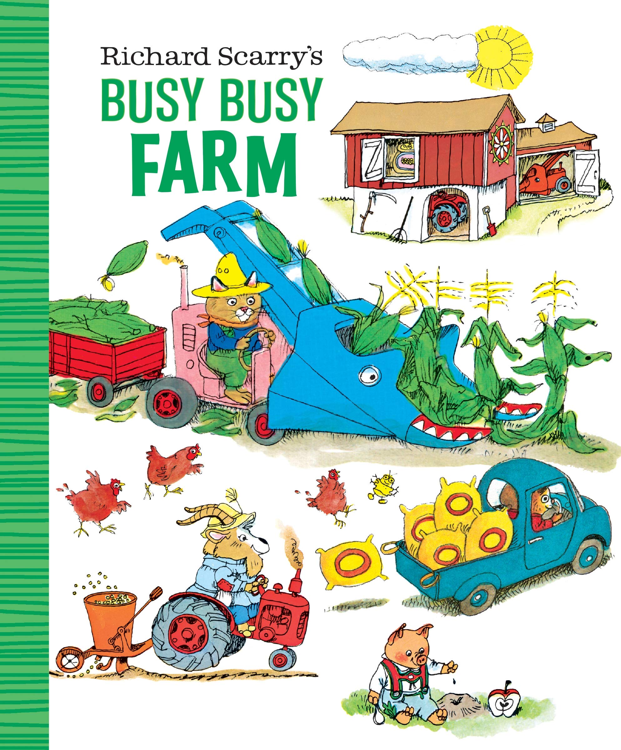 richard scarry's busy busy farm (richard scarry's busy busy board books) - Ảnh 2