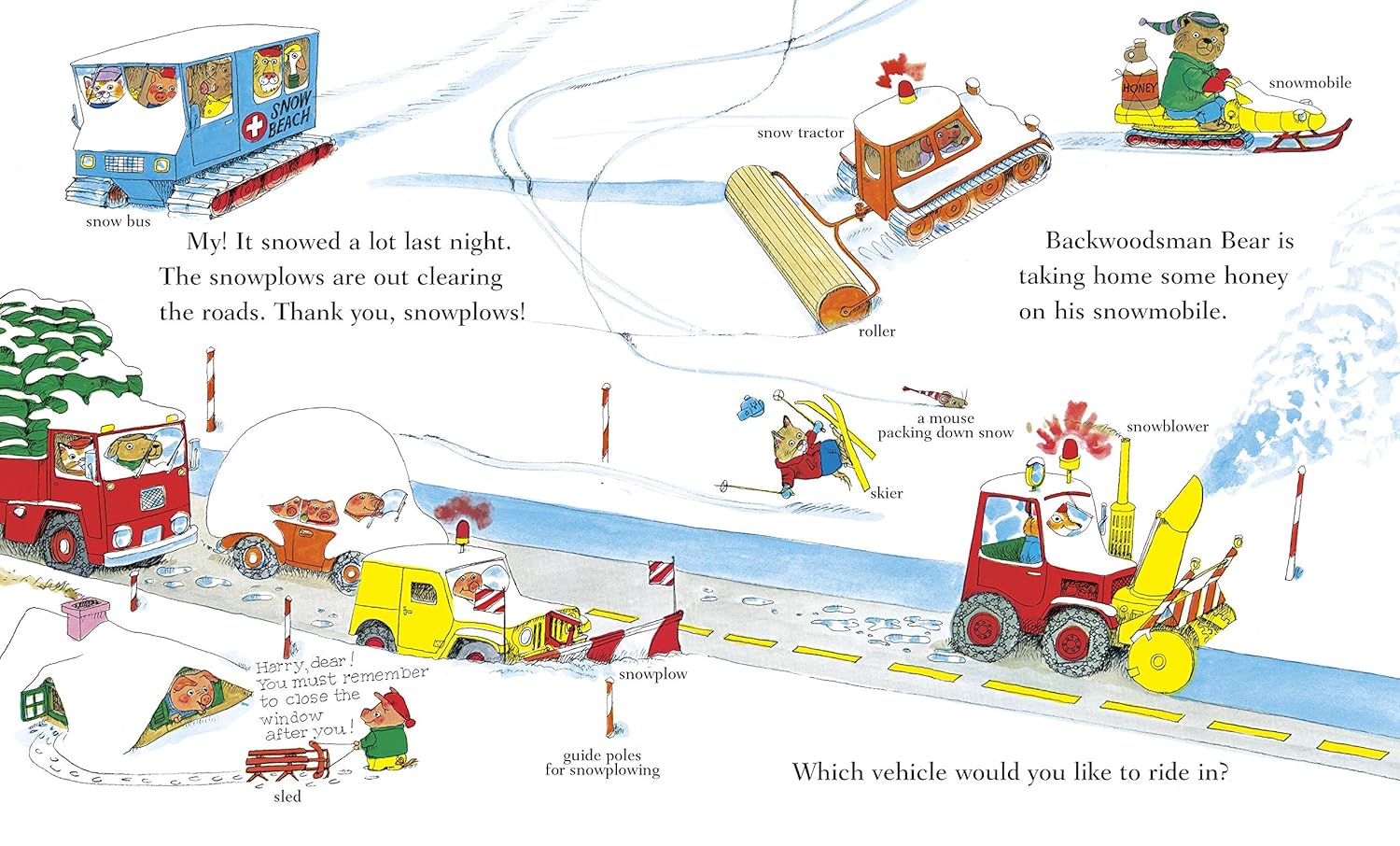 richard scarry's busy busy winter - Ảnh 3