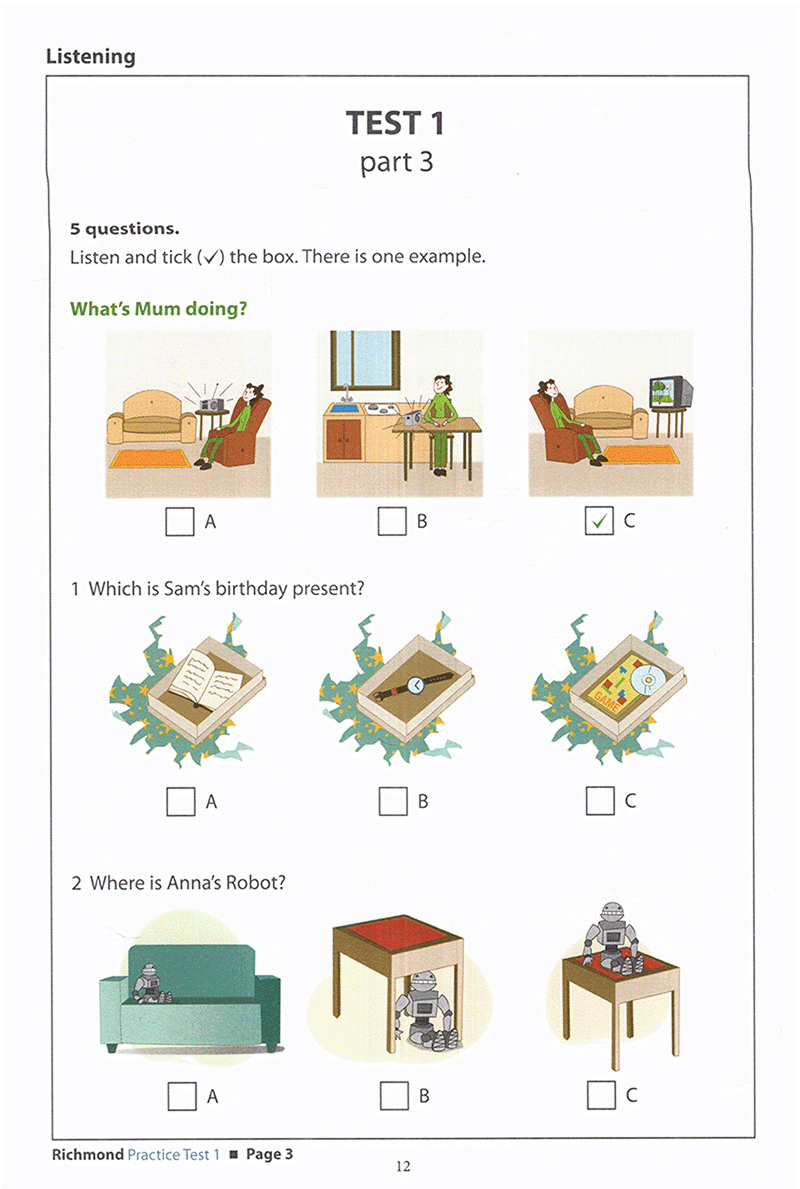richmond practice tests starers - Ảnh 10