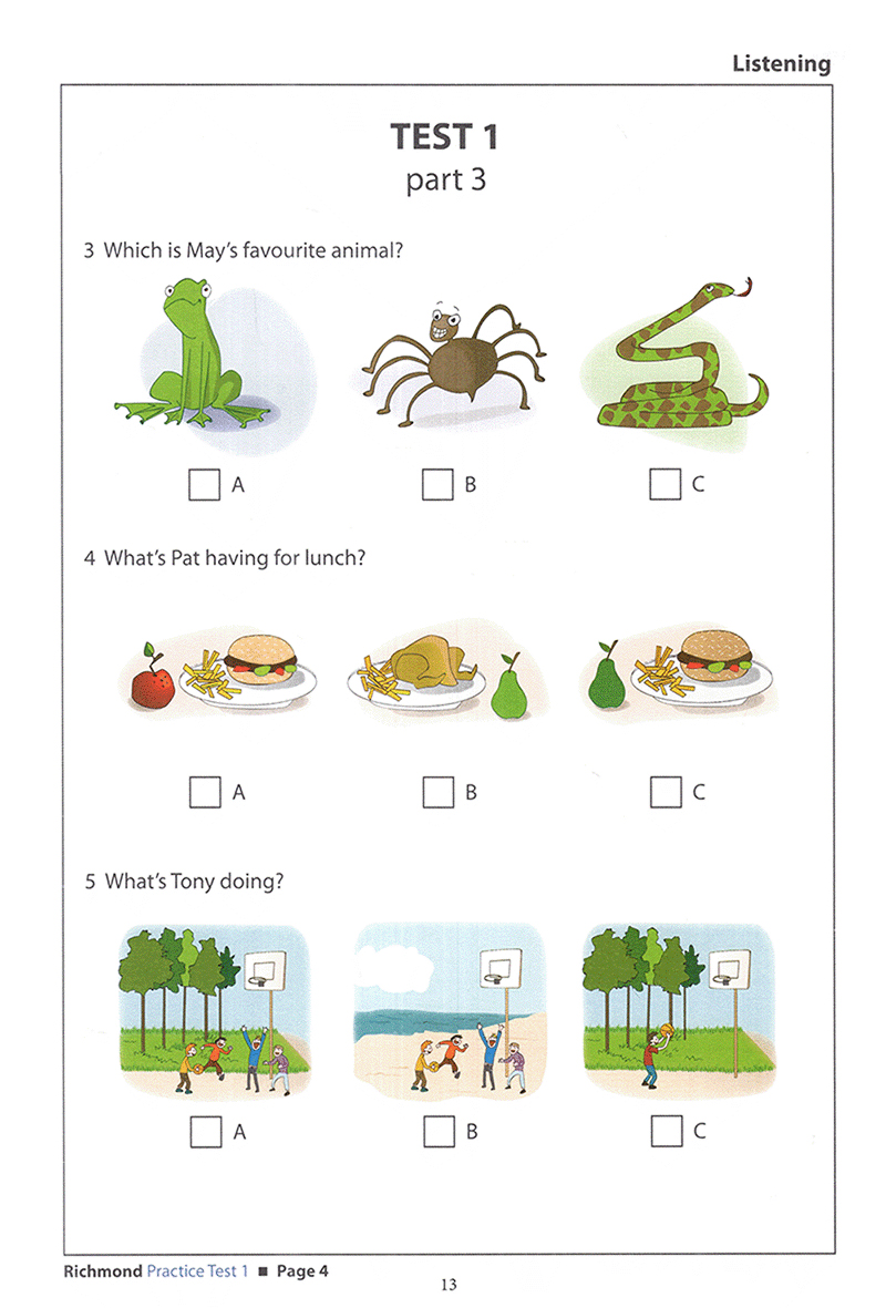 richmond practice tests starers - Ảnh 11