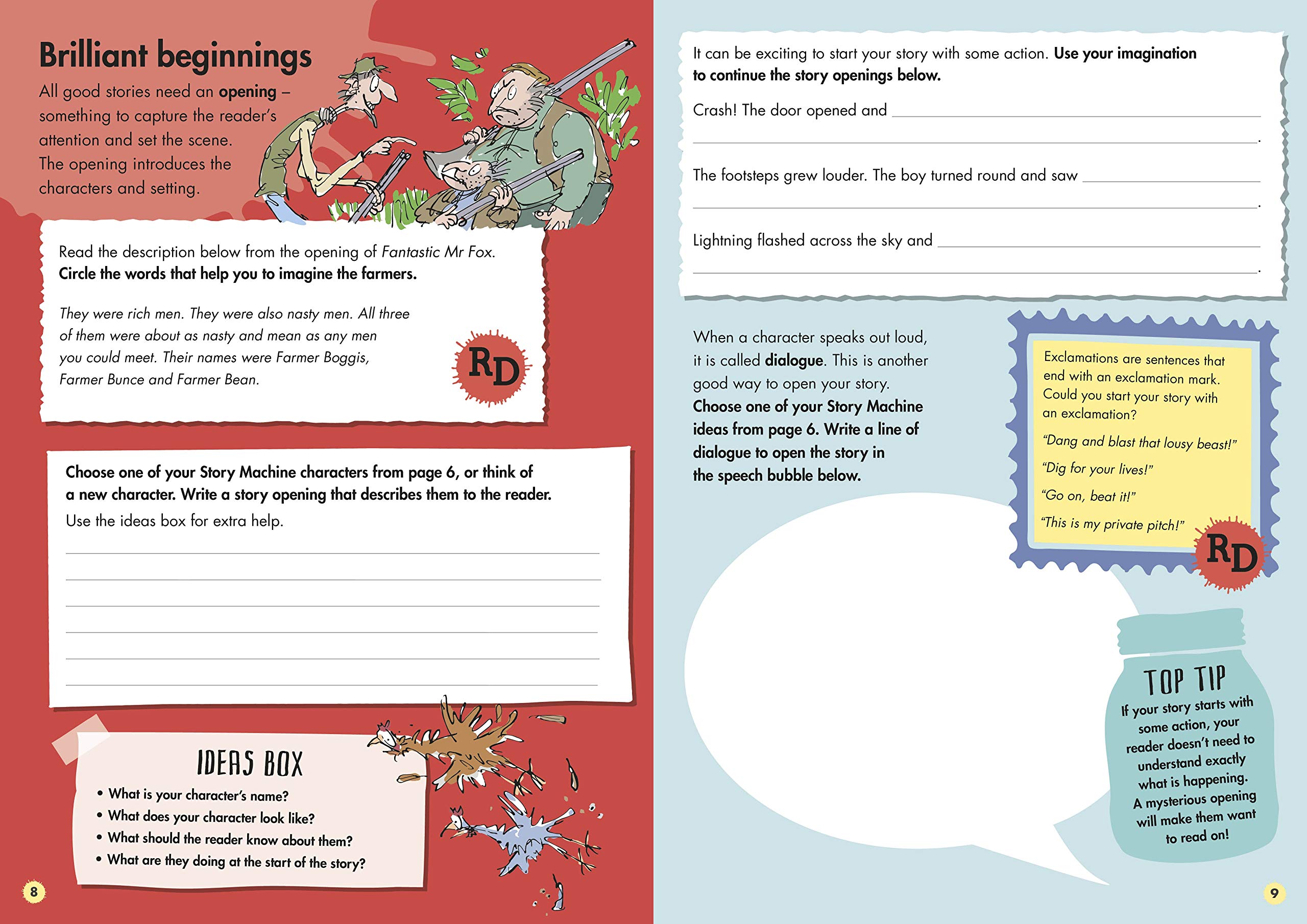 roald dahl creative writing with fantastic mr fox: how to write a marvellous plot - Ảnh 3