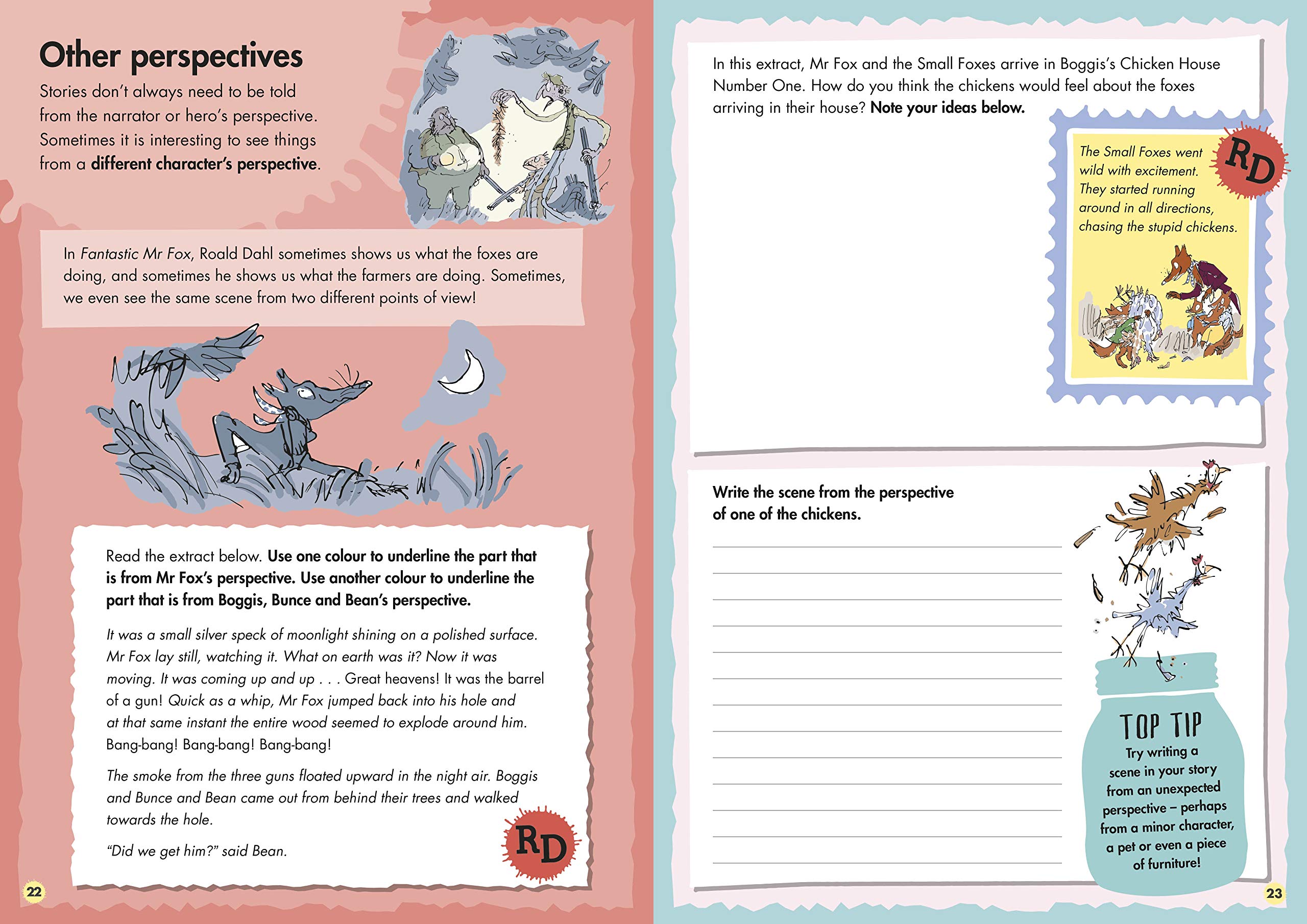 roald dahl creative writing with fantastic mr fox: how to write a marvellous plot - Ảnh 5