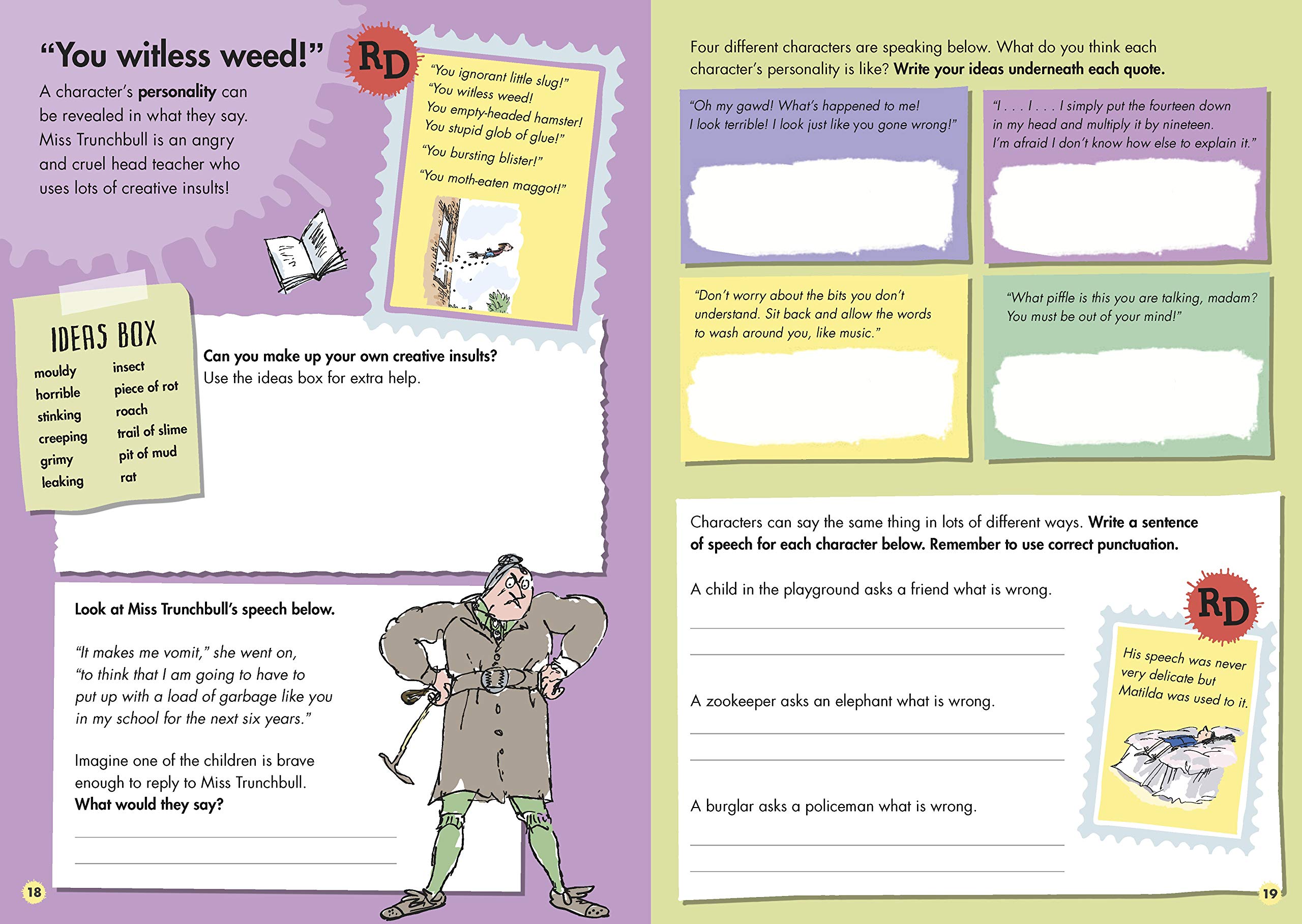 roald dahl's creative writing with matilda: how to write spellbinding speech (roald dahl creative writing) - Ảnh 4