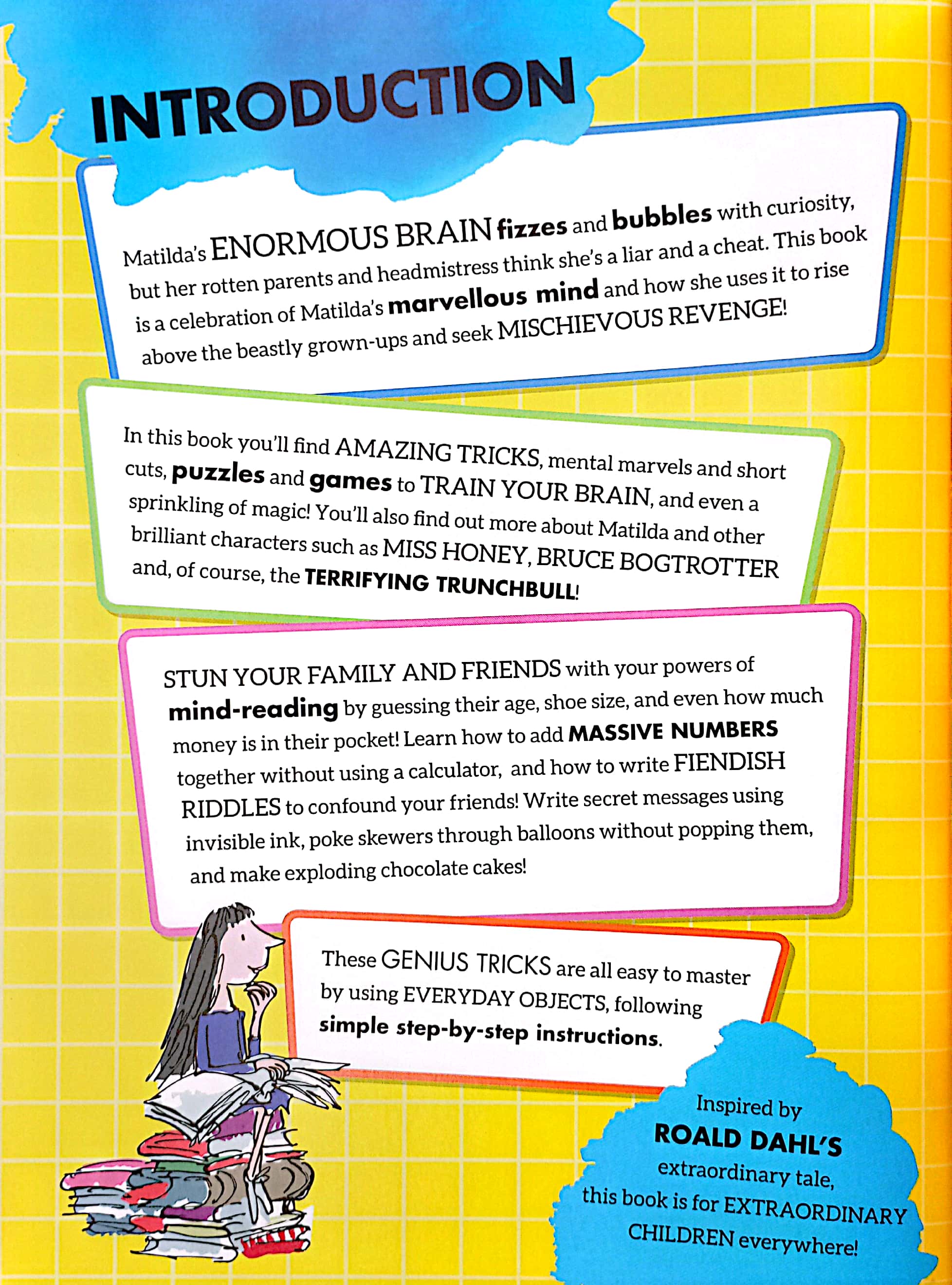 roald dahl's matilda's how to be a genius: brilliant tricks to bamboozle grown-ups - Ảnh 4