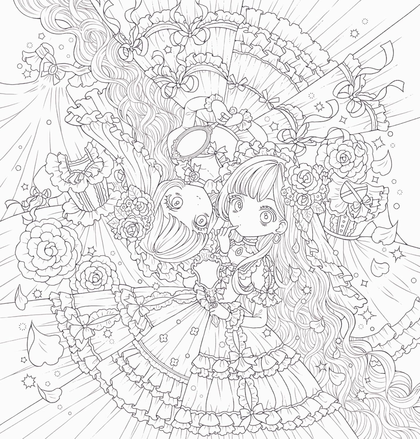 Romantic Gothic 城咲ロンドンぬり絵ブック - Romantic Gothic Nurie Book - Ảnh 4