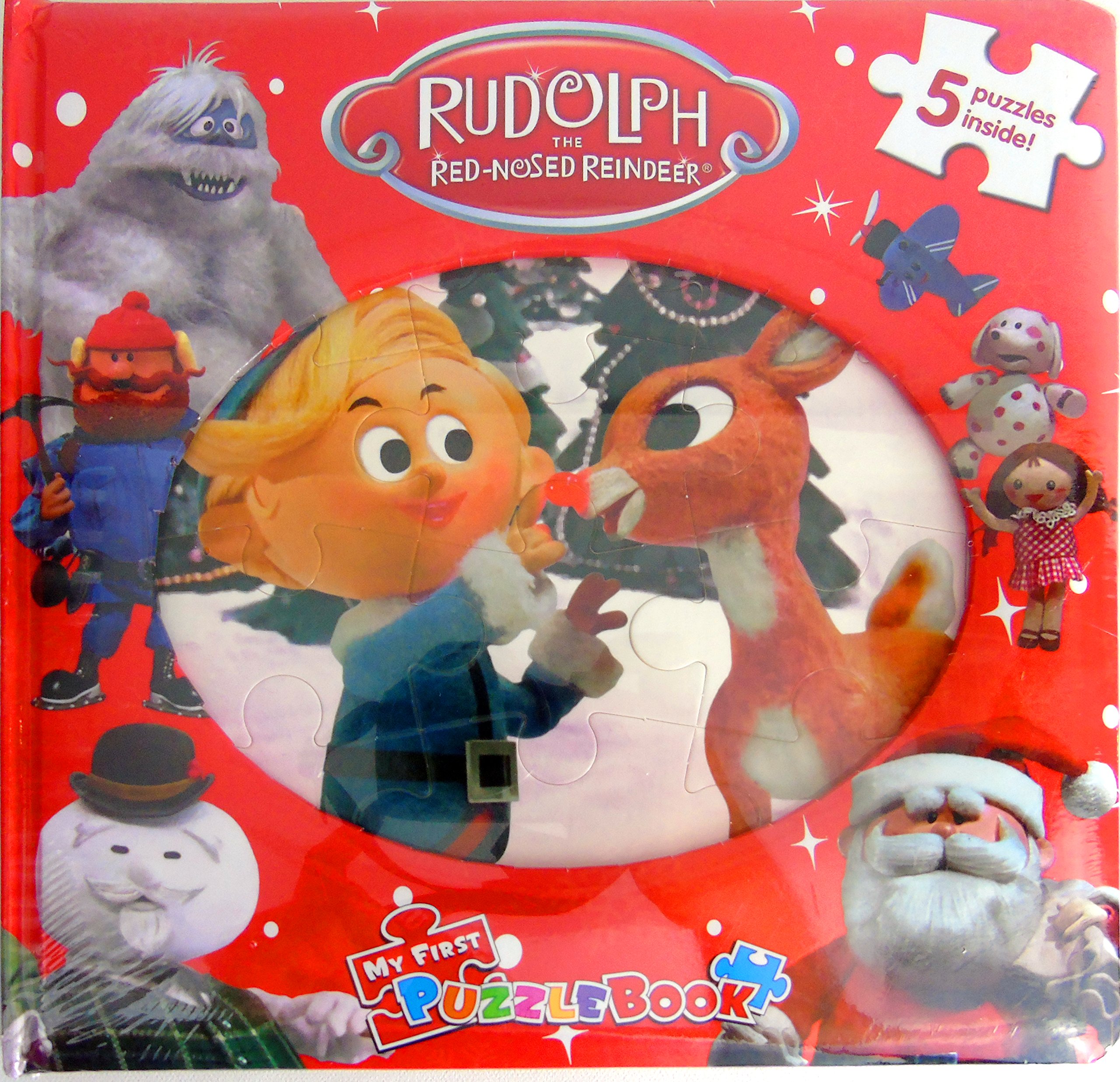 rudolph the red-nosed reindeer, my first puzzle book - Ảnh 2