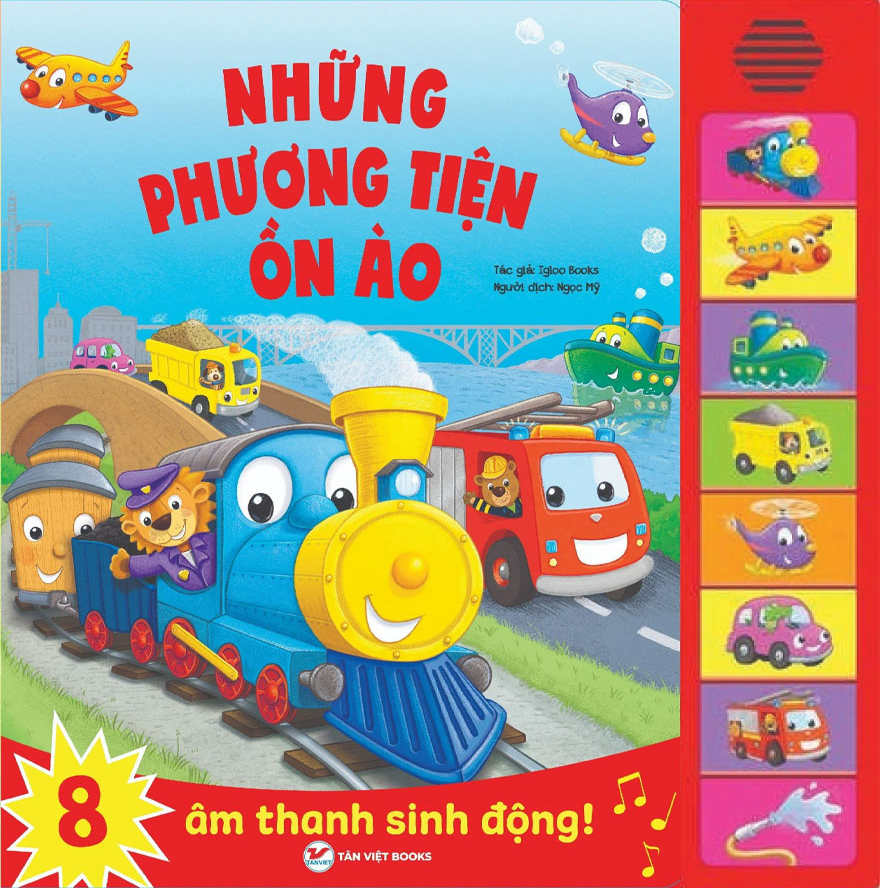 sách âm thanh - 8 âm thanh sinh động - những phương tiện ồn ào - Ảnh 2