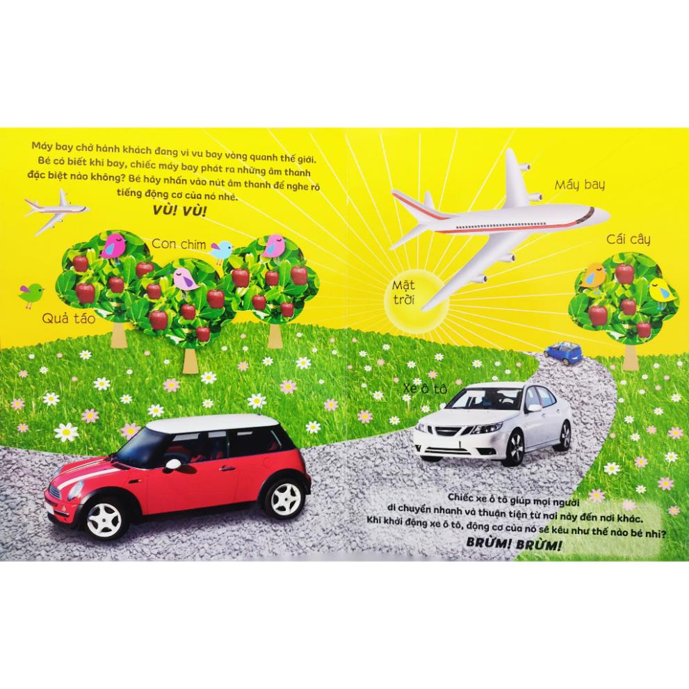sách âm thanh - âm thanh quanh bé - những từ vựng đầu tiên - Ảnh 4