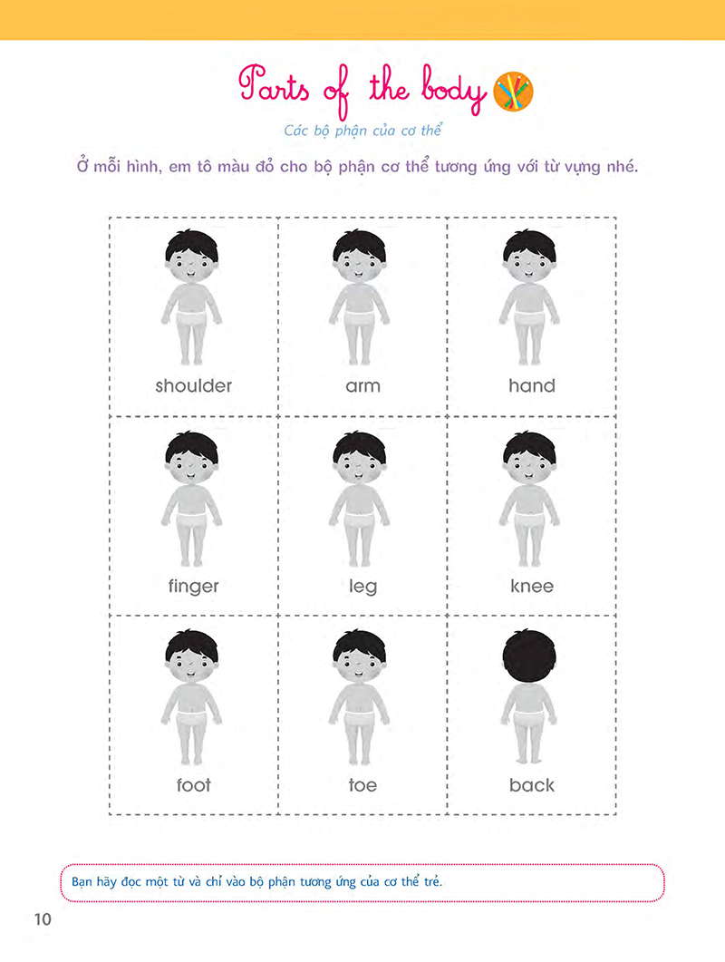 sách bài tập theo phương pháp montessori - tiếng anh vỡ lòng (cd) - Ảnh 11