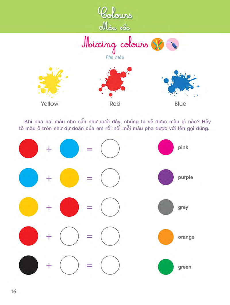 sách bài tập theo phương pháp montessori - tiếng anh vỡ lòng (cd) - Ảnh 17