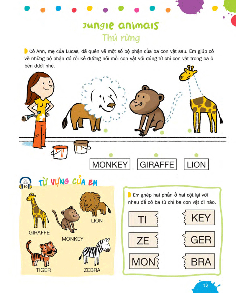 sách bài tập tiếng anh với nhiều hoạt động thú vị vừa học vừa chơi - Ảnh 14