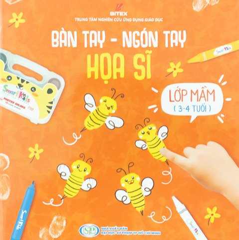 sách bàn tay - ngón tay họa sĩ lớp mầm (3-4 tuổi) - Ảnh 3