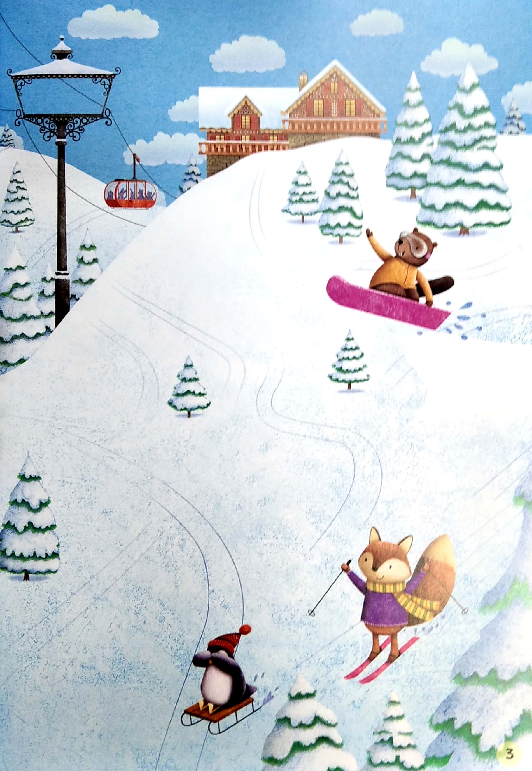 sách bóc dán dành cho bé gái - giáng sinh lung linh - Ảnh 4