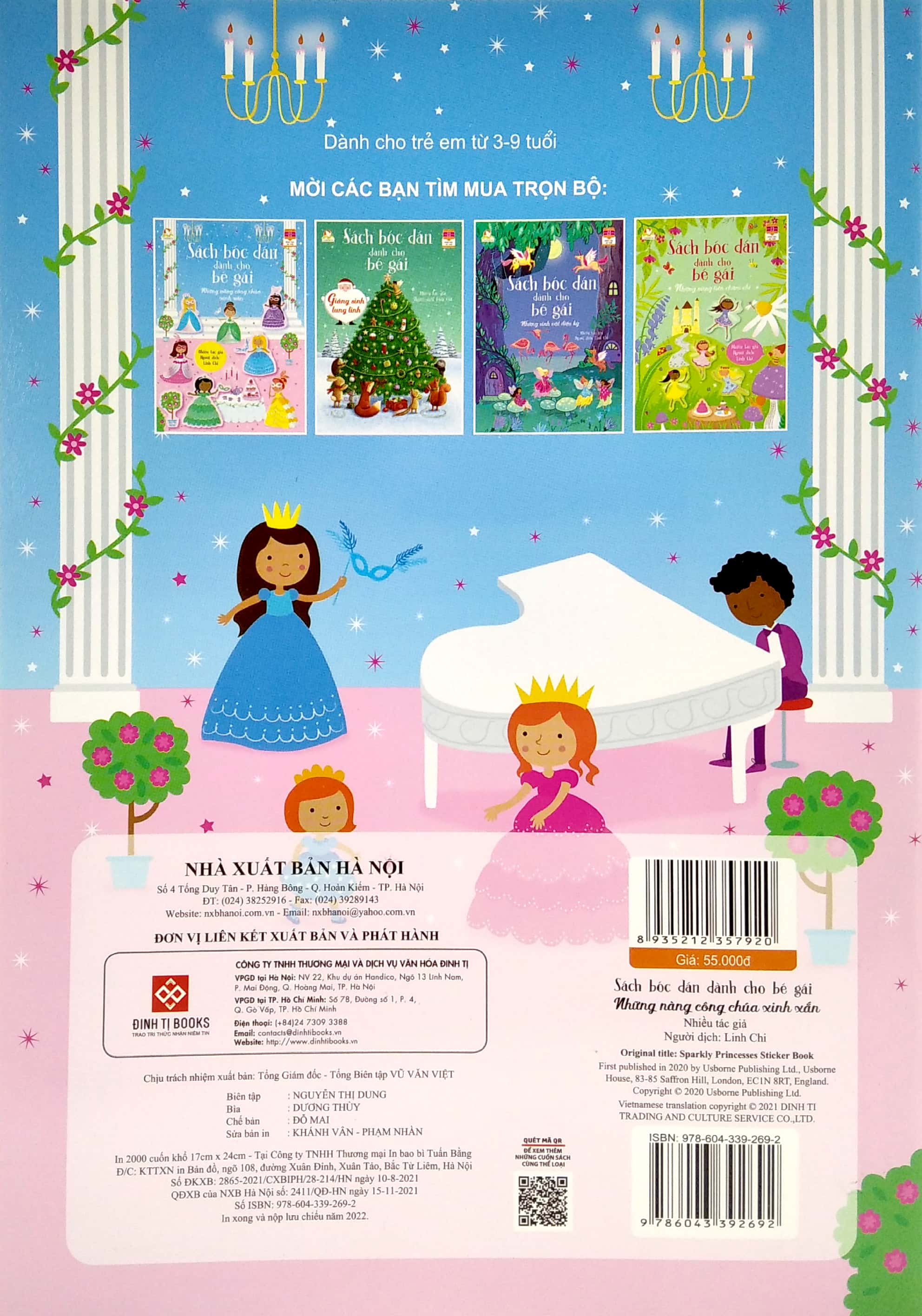 sách bóc dán dành cho bé gái - những nàng công chúa xinh xắn - Ảnh 6