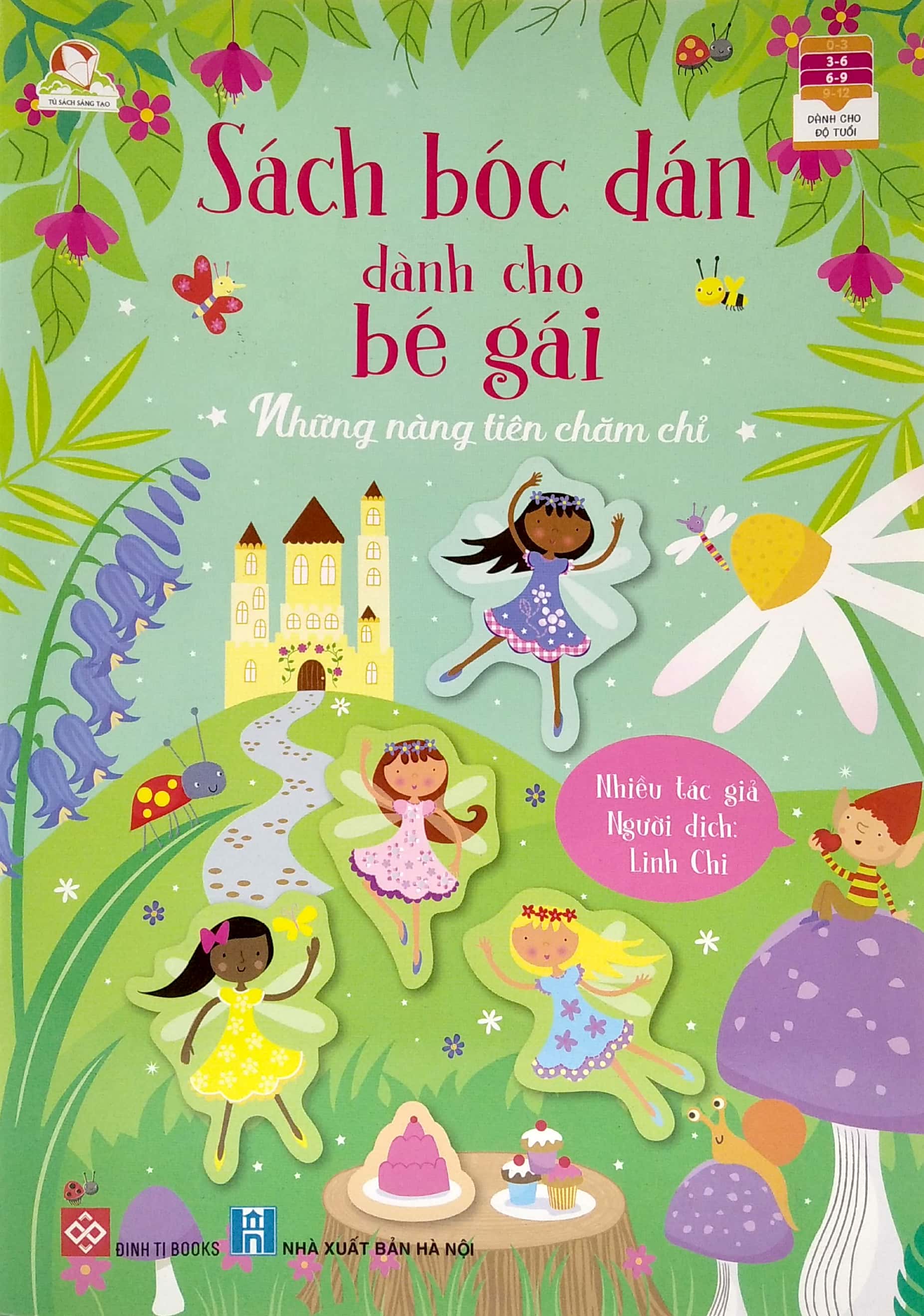 sách bóc dán dành cho bé gái - những nàng tiên chăm chỉ - Ảnh 2