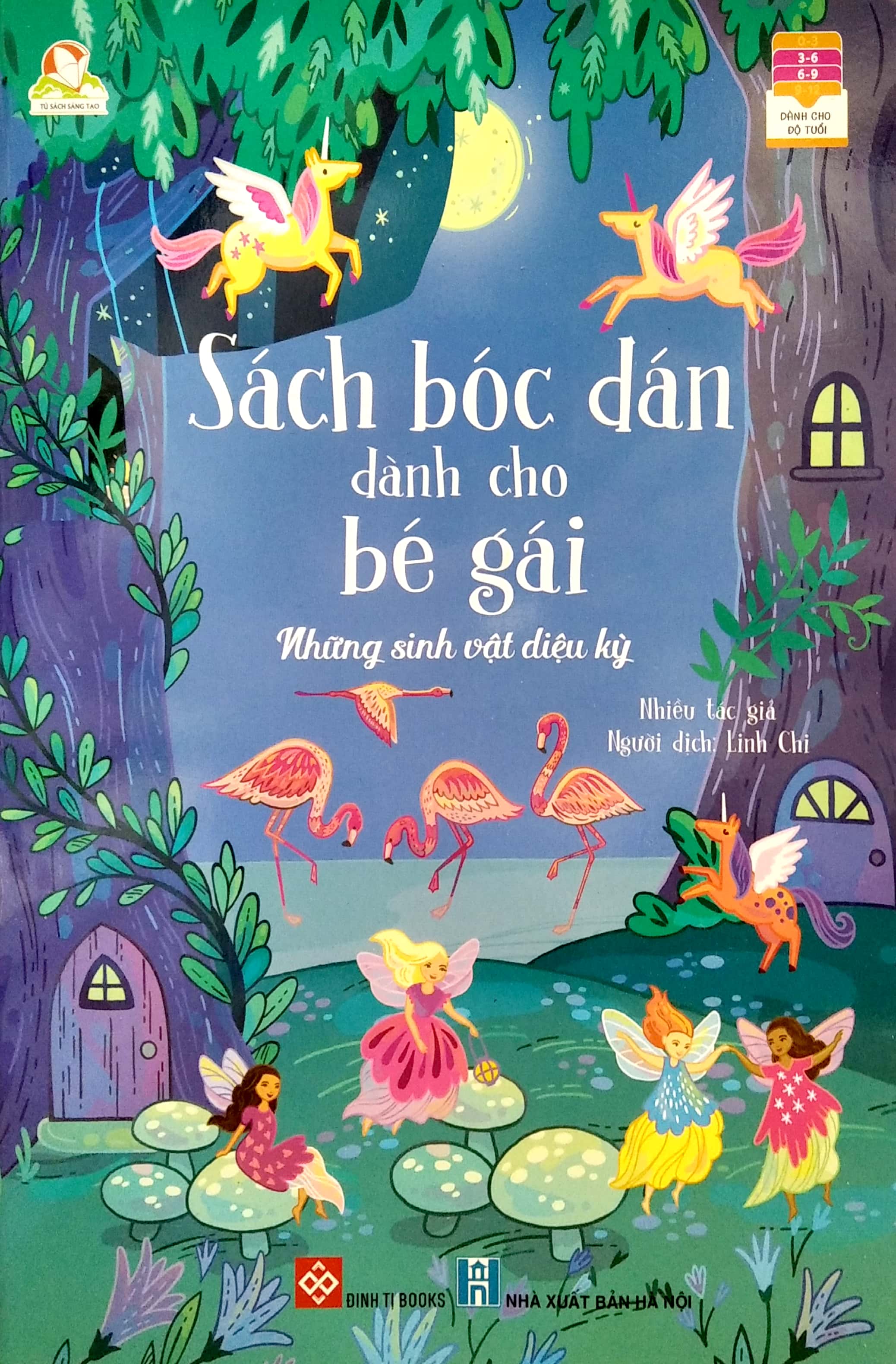 sách bóc dán dành cho bé gái - những sinh vật diệu kỳ - Ảnh 2