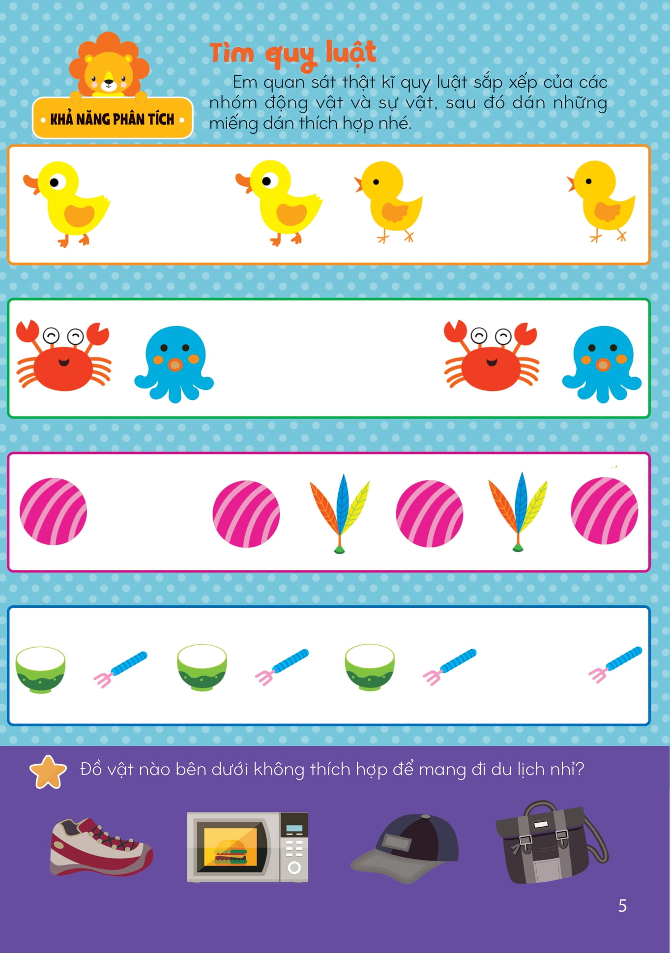 sách bóc dán giúp phát triển toàn diện cho trẻ - động thực vật quanh em - Ảnh 6