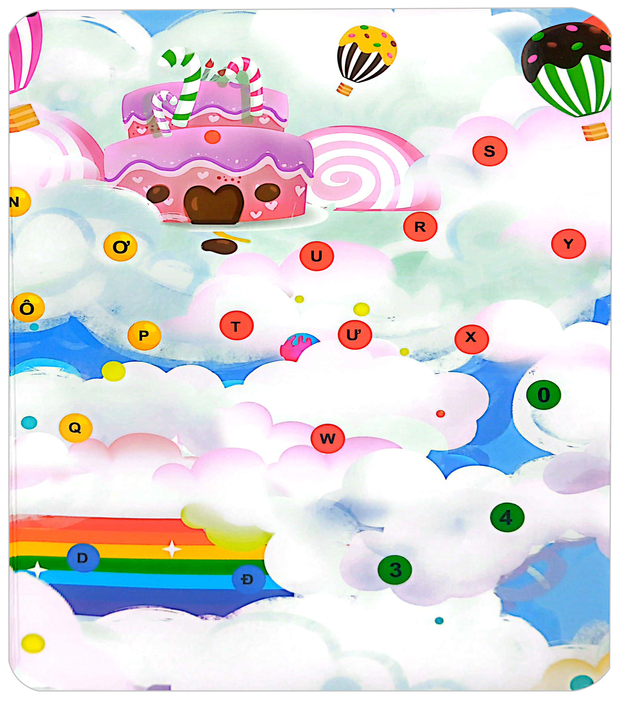 sách bóc dán khổng lồ - bảng chữ cái vui nhộn - funny alphabet - alphabet amusant (đa ngữ việt-anh-pháp) - Ảnh 5