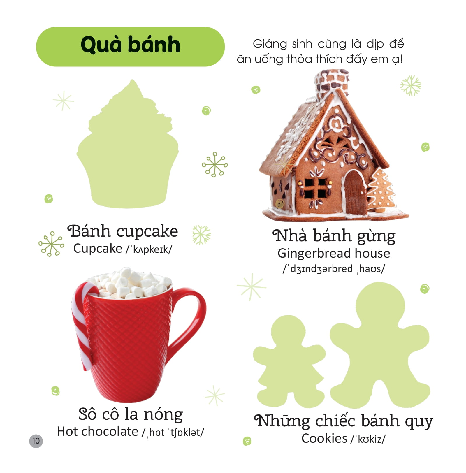 Sách Bóc Dán Phát Triển Ngôn Ngữ Và Nhận Biết - Giáng Sinh - Ảnh 11