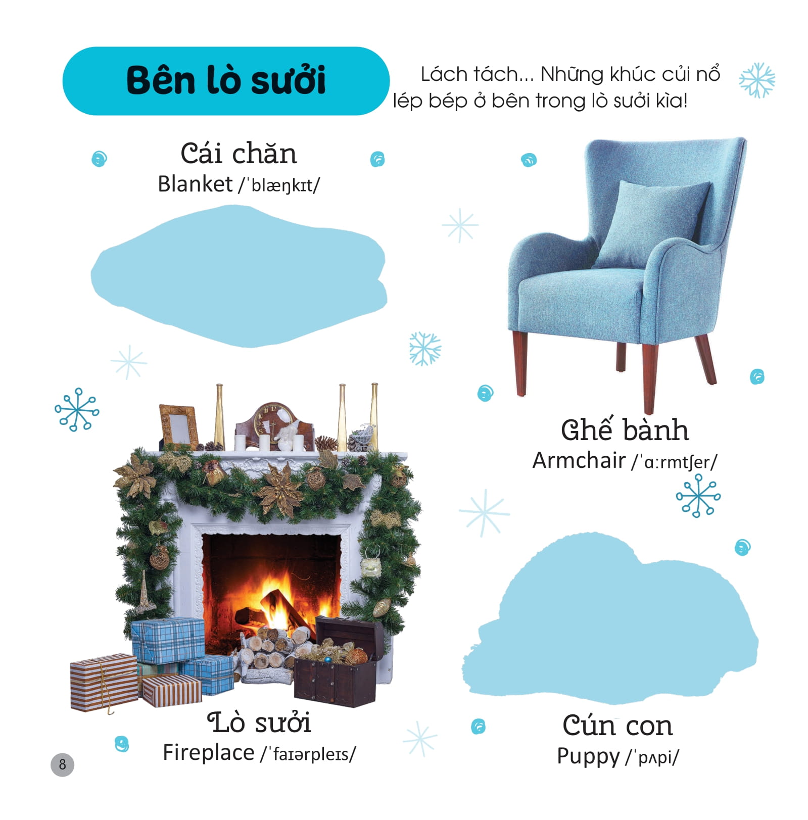 Sách Bóc Dán Phát Triển Ngôn Ngữ Và Nhận Biết - Giáng Sinh - Ảnh 9