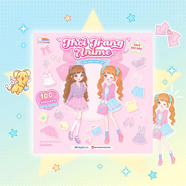 Sách Bóc Dán - Thời Trang Anime - Công Chúa Dâu Tây