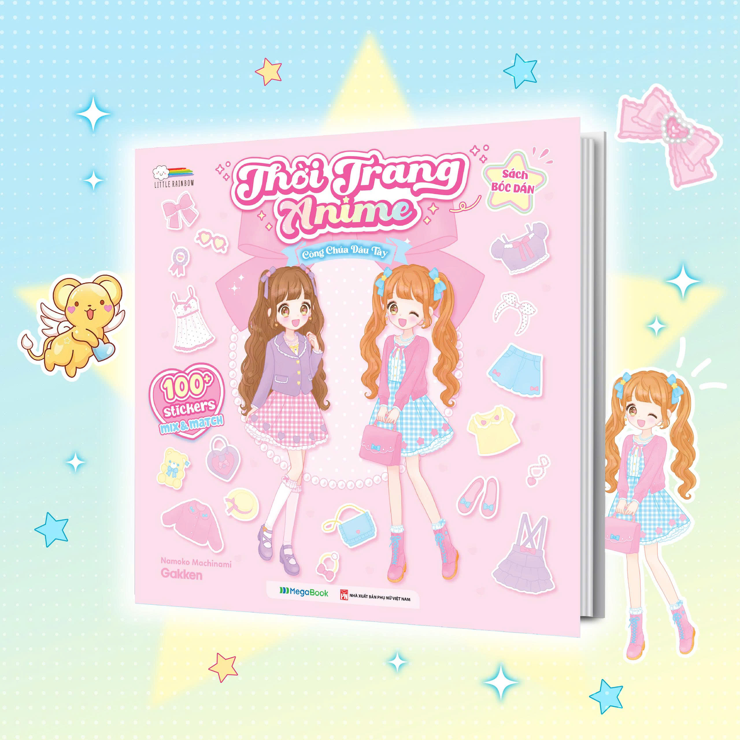 Sách Bóc Dán - Thời Trang Anime - Công Chúa Dâu Tây - Ảnh 3