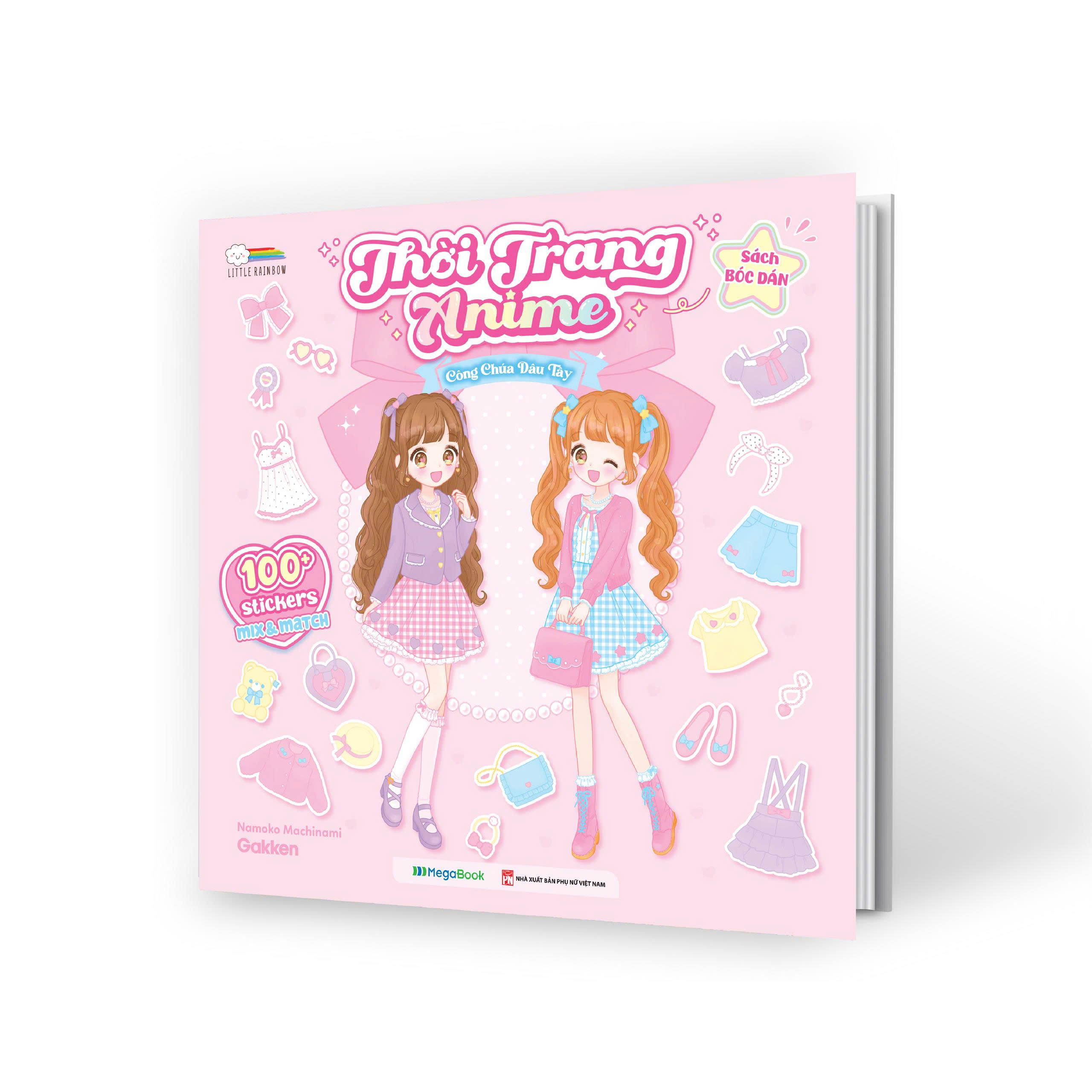 Sách Bóc Dán - Thời Trang Anime - Công Chúa Dâu Tây - Ảnh 4