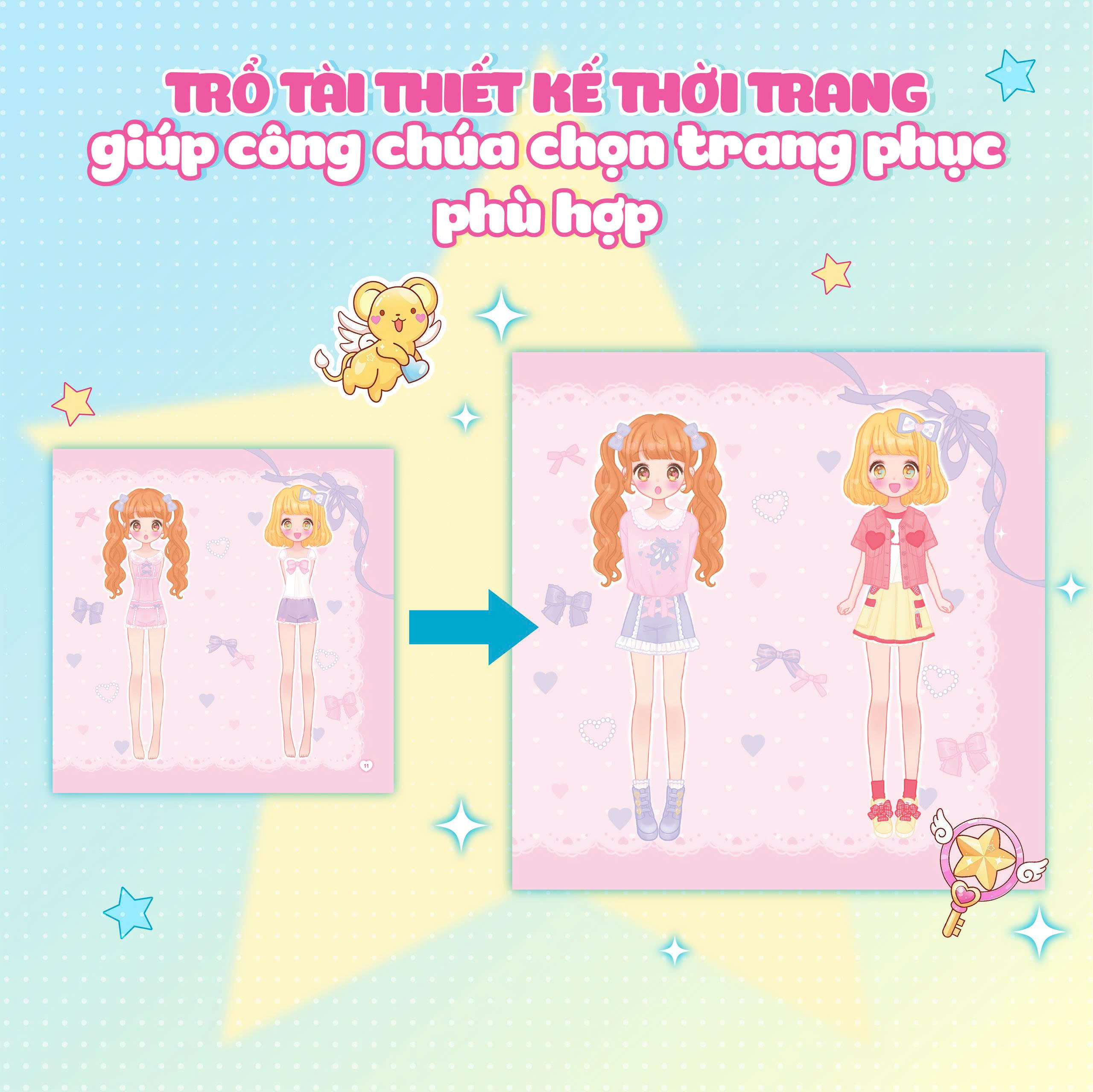 Sách Bóc Dán - Thời Trang Anime - Công Chúa Dâu Tây - Ảnh 7