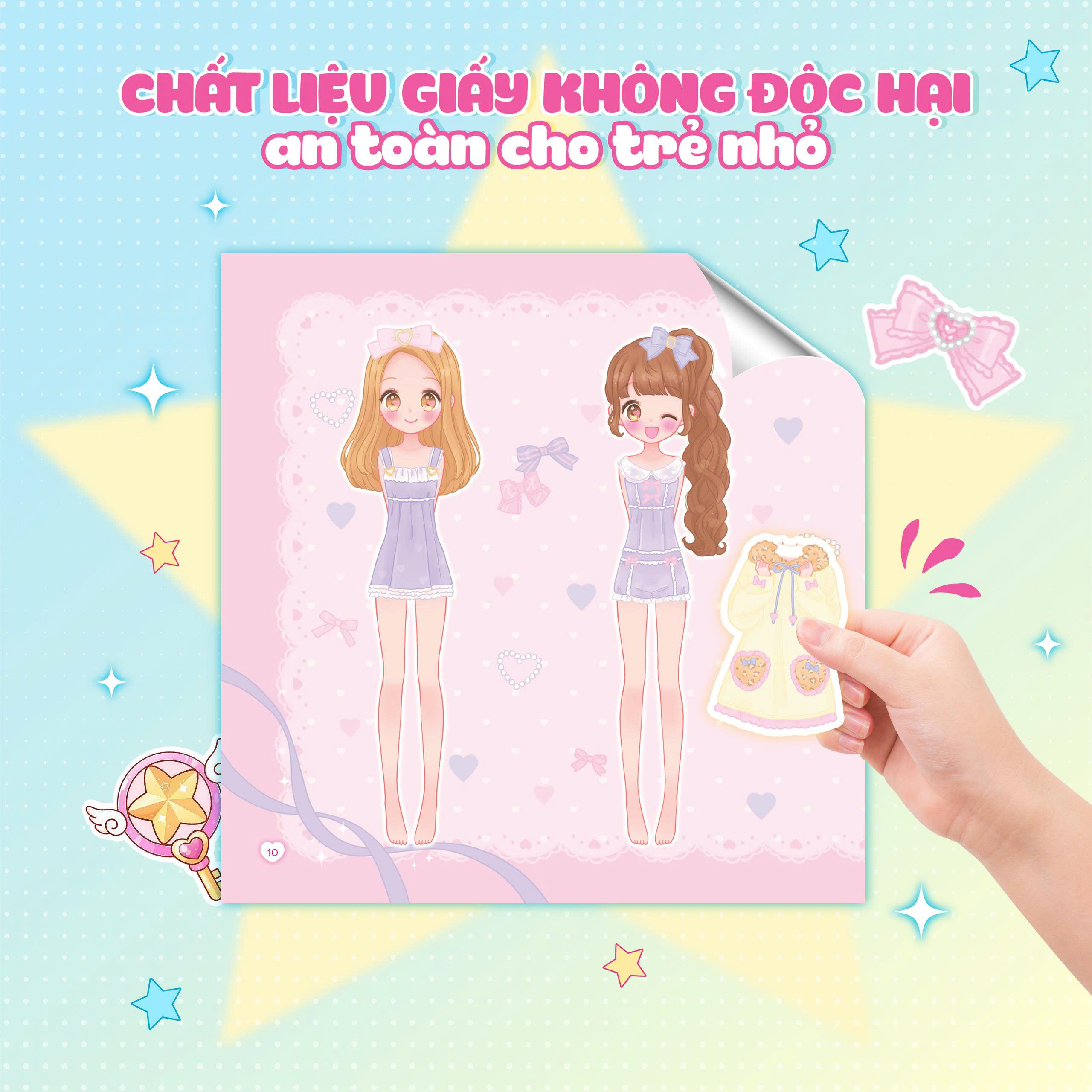 Sách Bóc Dán - Thời Trang Anime - Công Chúa Dâu Tây - Ảnh 8