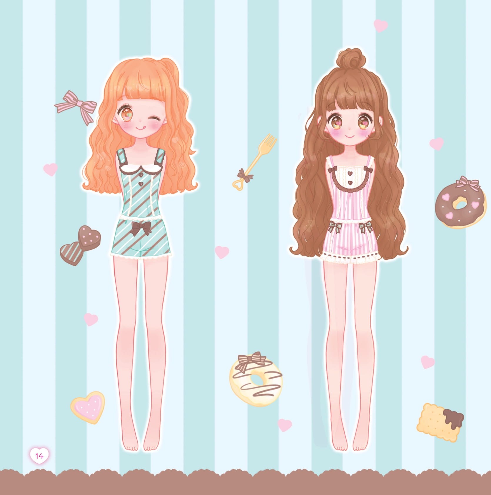 Sách Bóc Dán - Thời Trang Anime - Công Chúa Gấu Bông - Ảnh 12