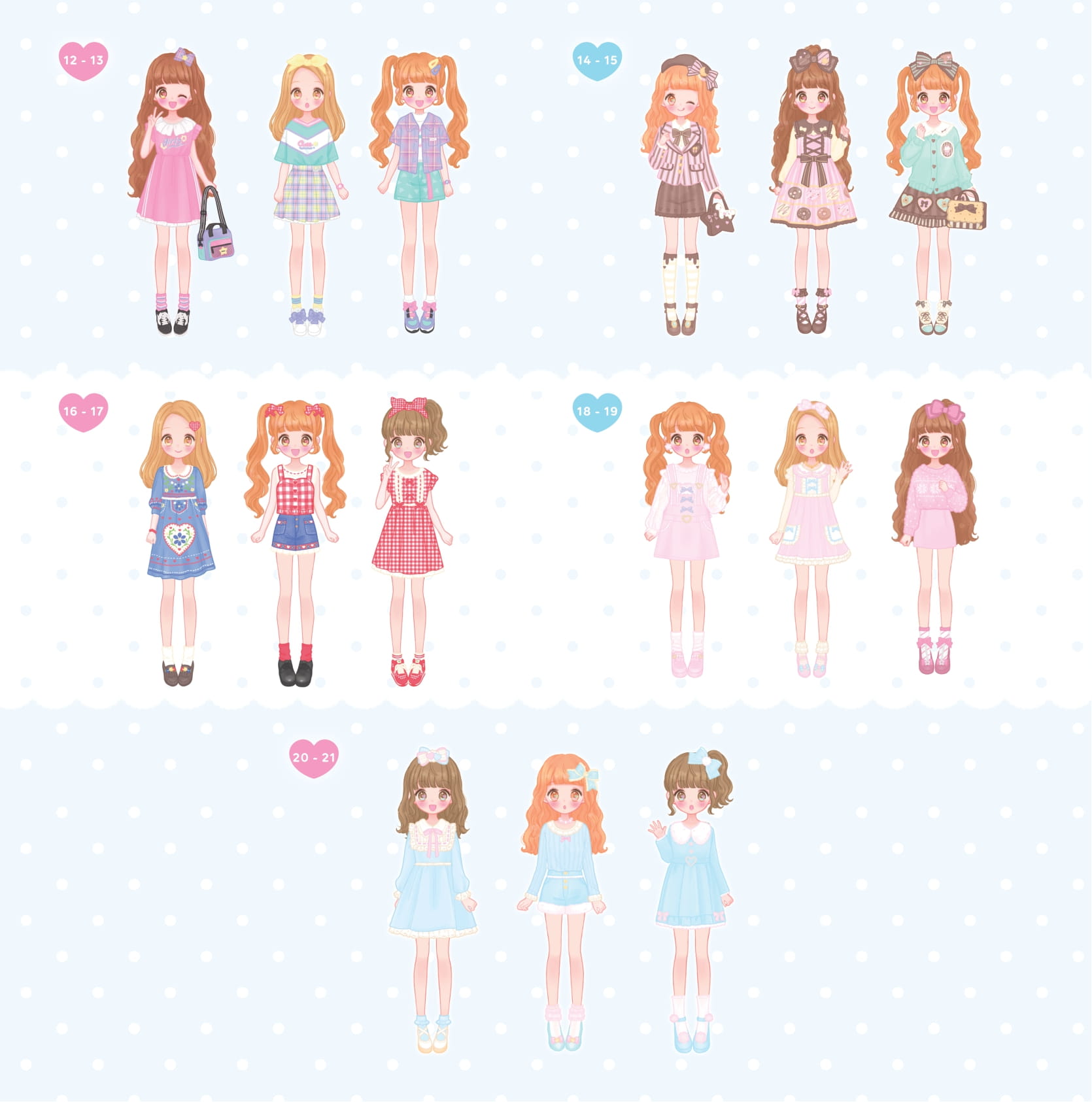 Sách Bóc Dán - Thời Trang Anime - Công Chúa Gấu Bông - Ảnh 15