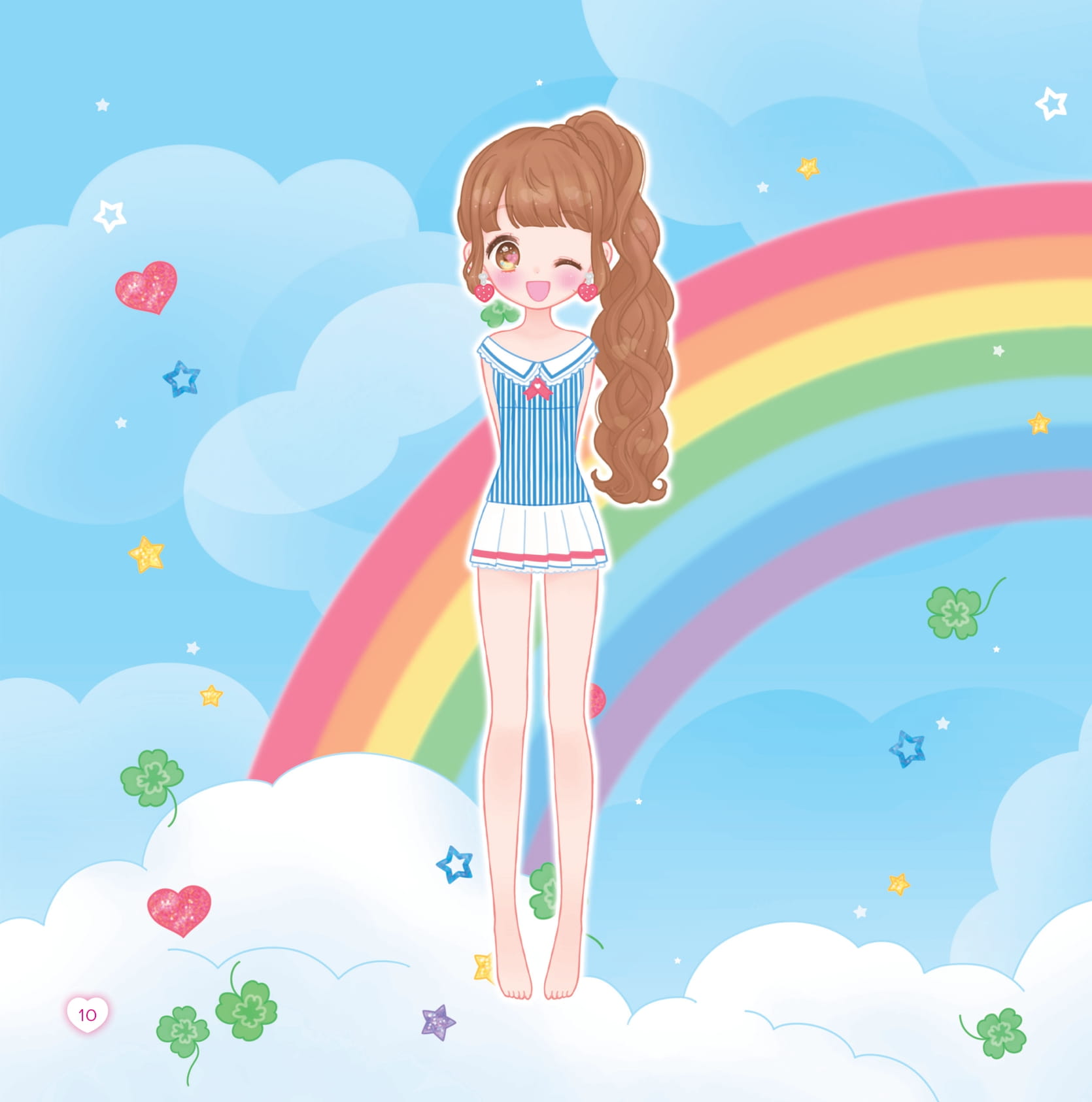 Sách Bóc Dán - Thời Trang Anime - Công Chúa Nơ Hồng - Ảnh 10