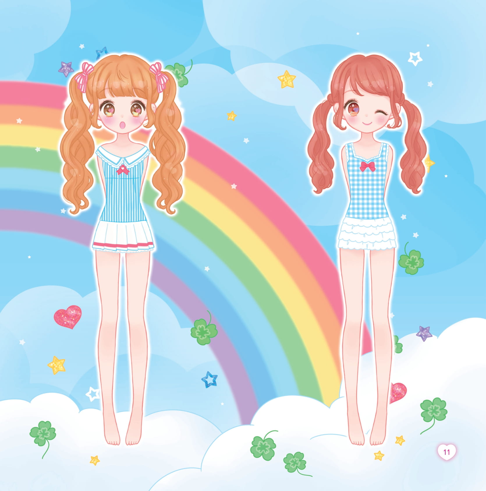 Sách Bóc Dán - Thời Trang Anime - Công Chúa Nơ Hồng - Ảnh 11