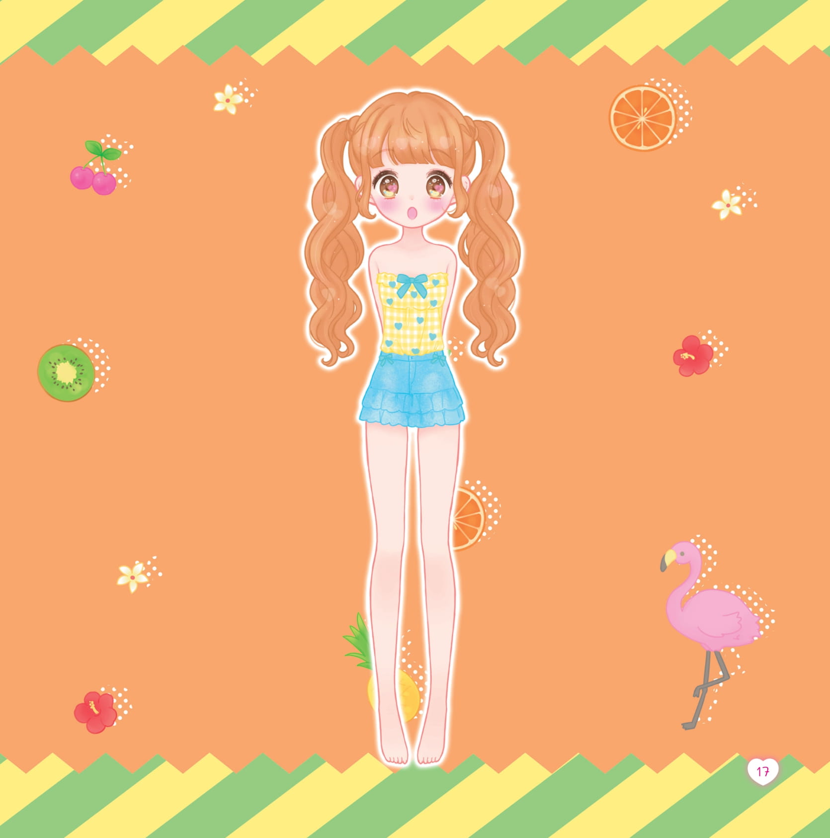 Sách Bóc Dán - Thời Trang Anime - Công Chúa Nơ Hồng - Ảnh 13