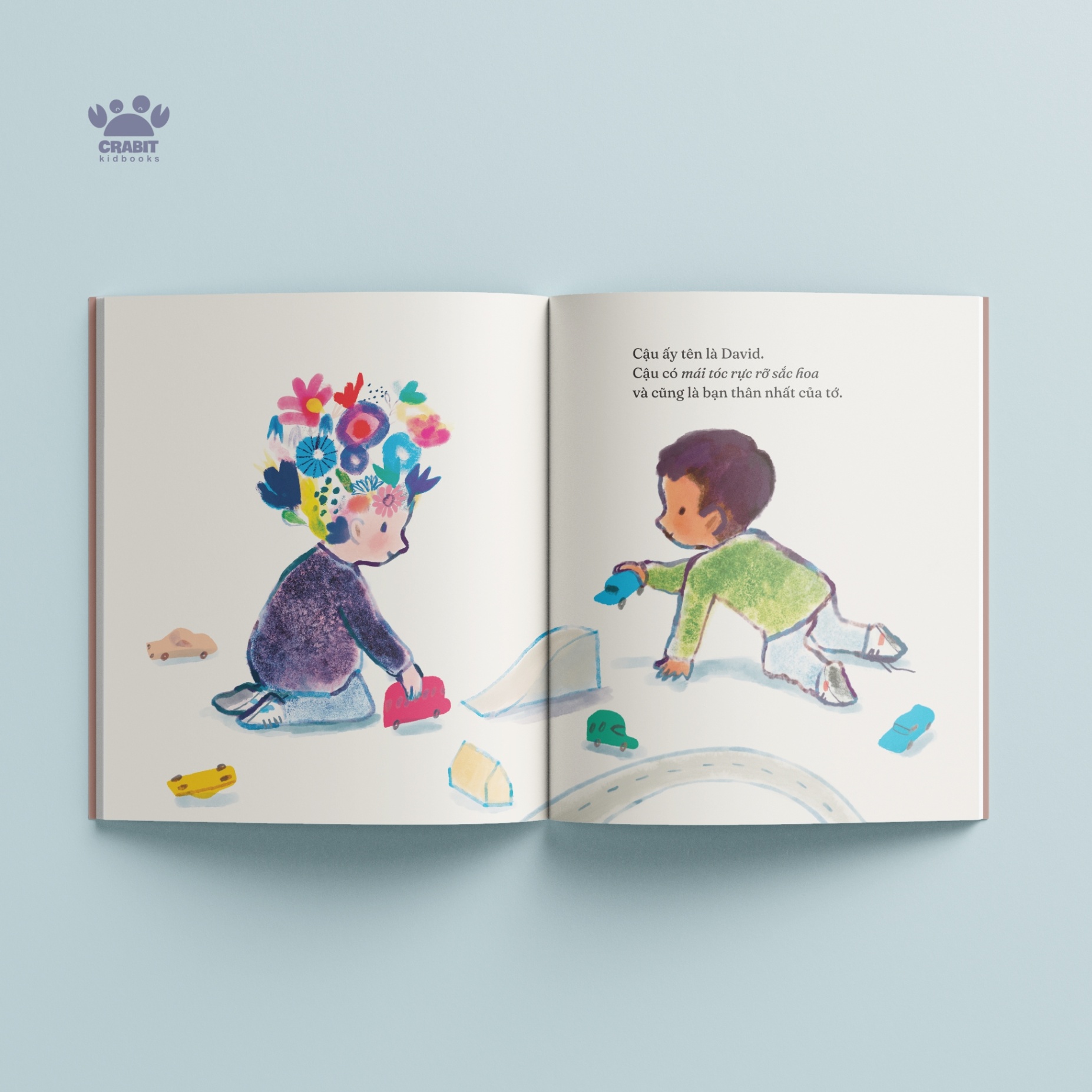 sách chạm chữ - cậu bé có mái tóc nở hoa - bìa cứng - Ảnh 9