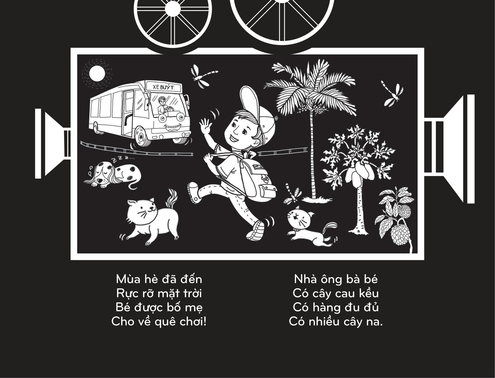 sách chiếu bóng - cinema book - rạp chiếu phim trong sách - các loài động vật nuôi - Ảnh 3