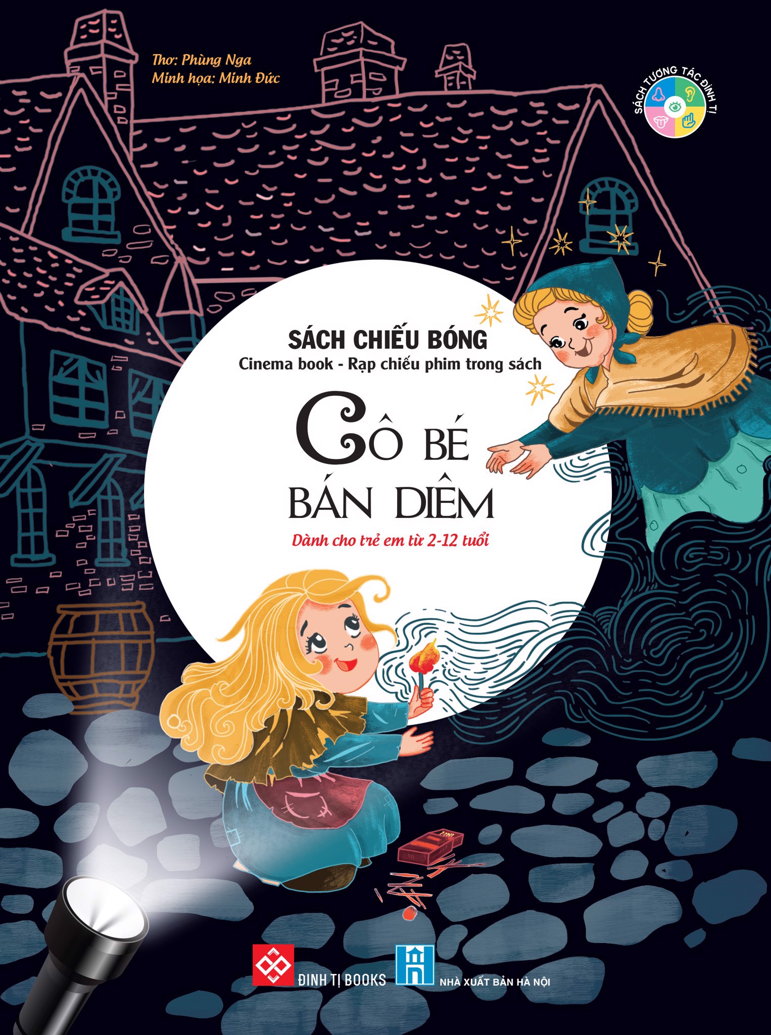 sách chiếu bóng - cinema book - rạp chiếu phim trong sách - cô bé bán diêm - Ảnh 3