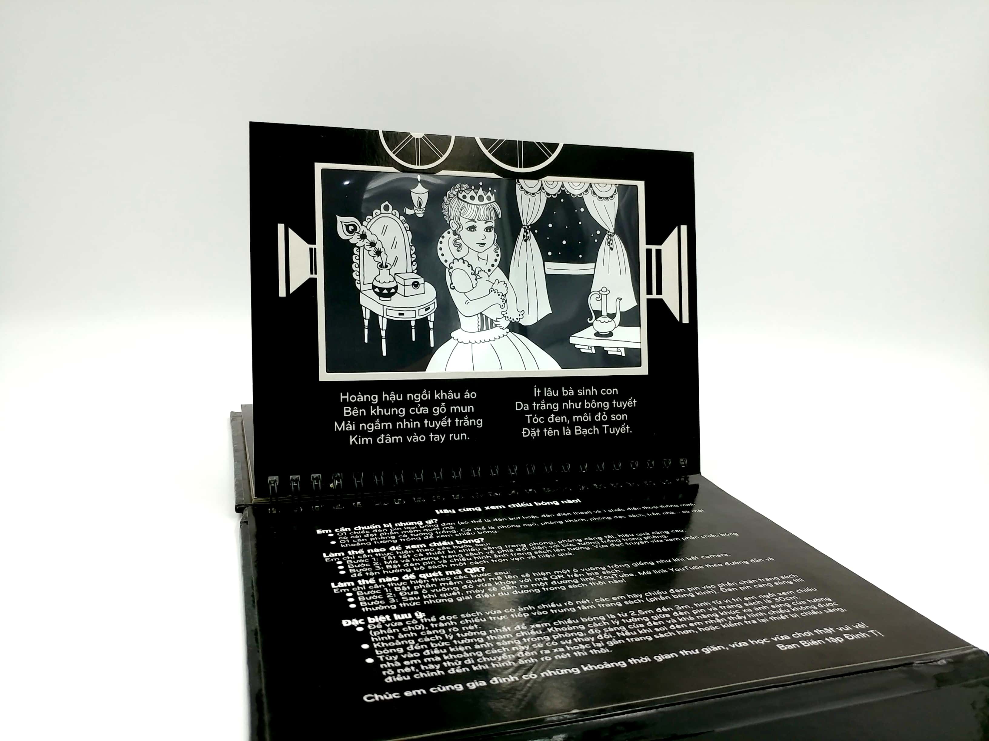 sách chiếu bóng - cinema book - rạp chiếu phim trong sách - nàng bạch tuyết - Ảnh 3