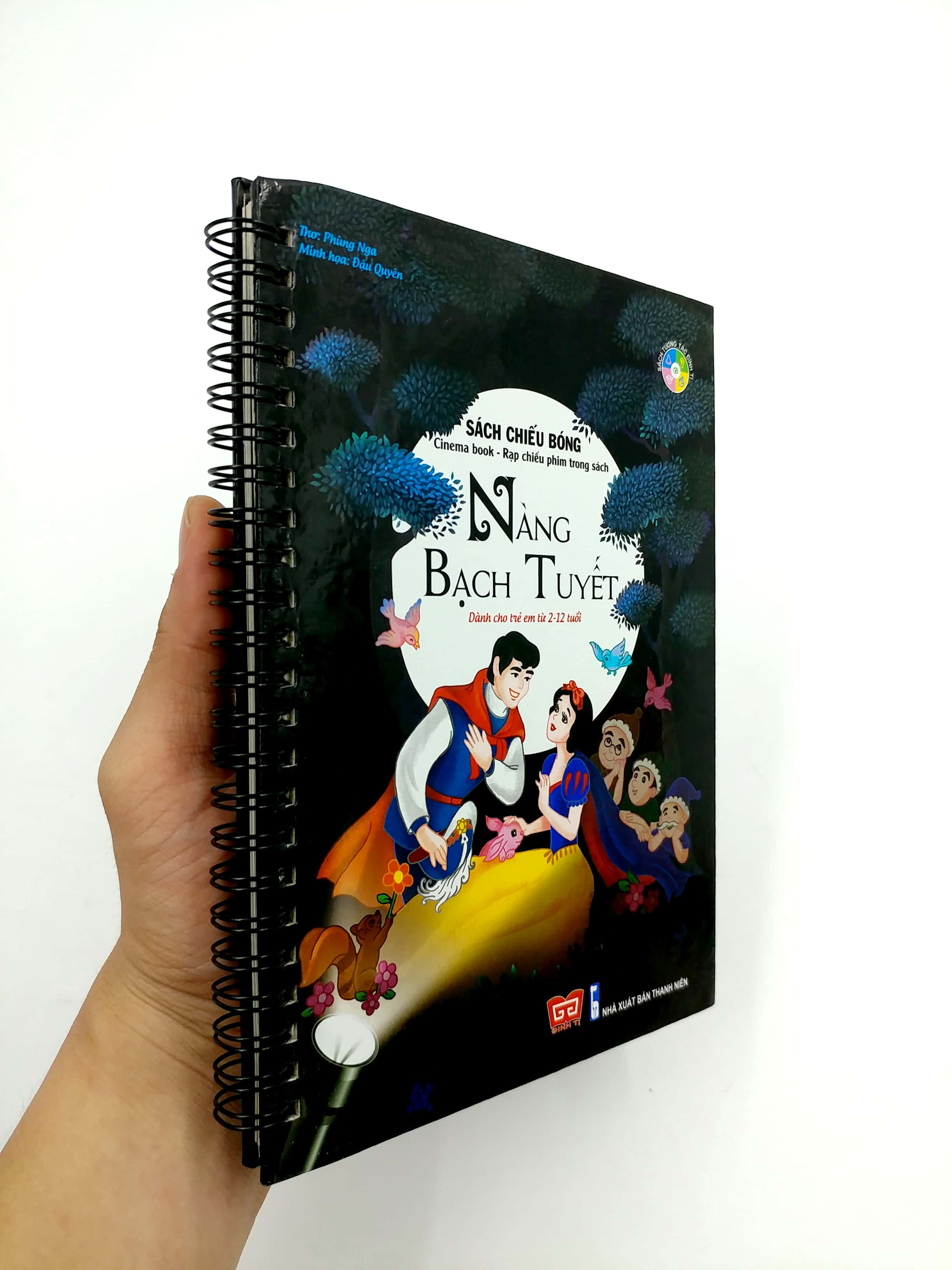 sách chiếu bóng - cinema book - rạp chiếu phim trong sách - nàng bạch tuyết - Ảnh 6