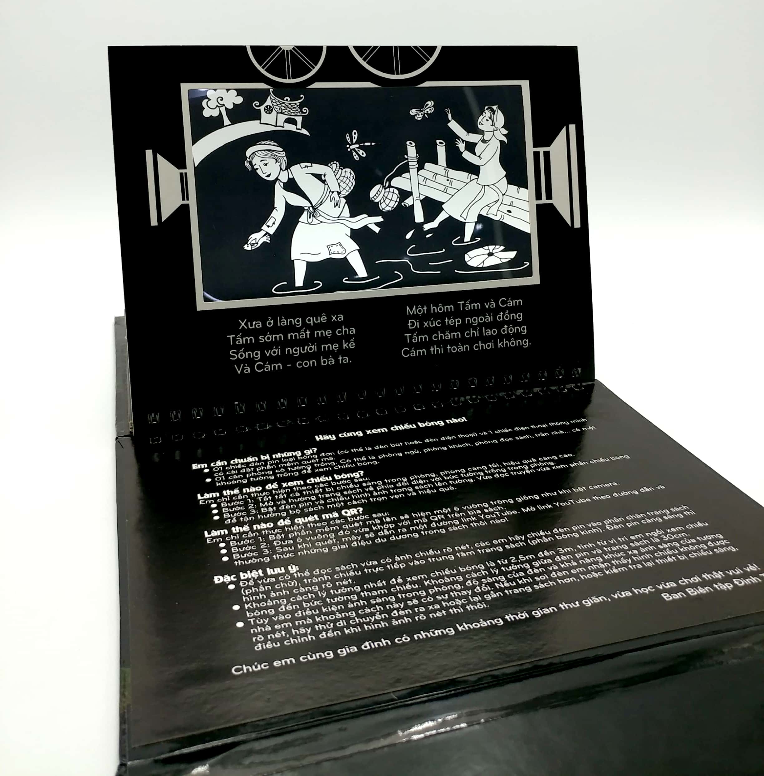 sách chiếu bóng - cinema book - rạp chiếu phim trong sách - tấm cám - Ảnh 4