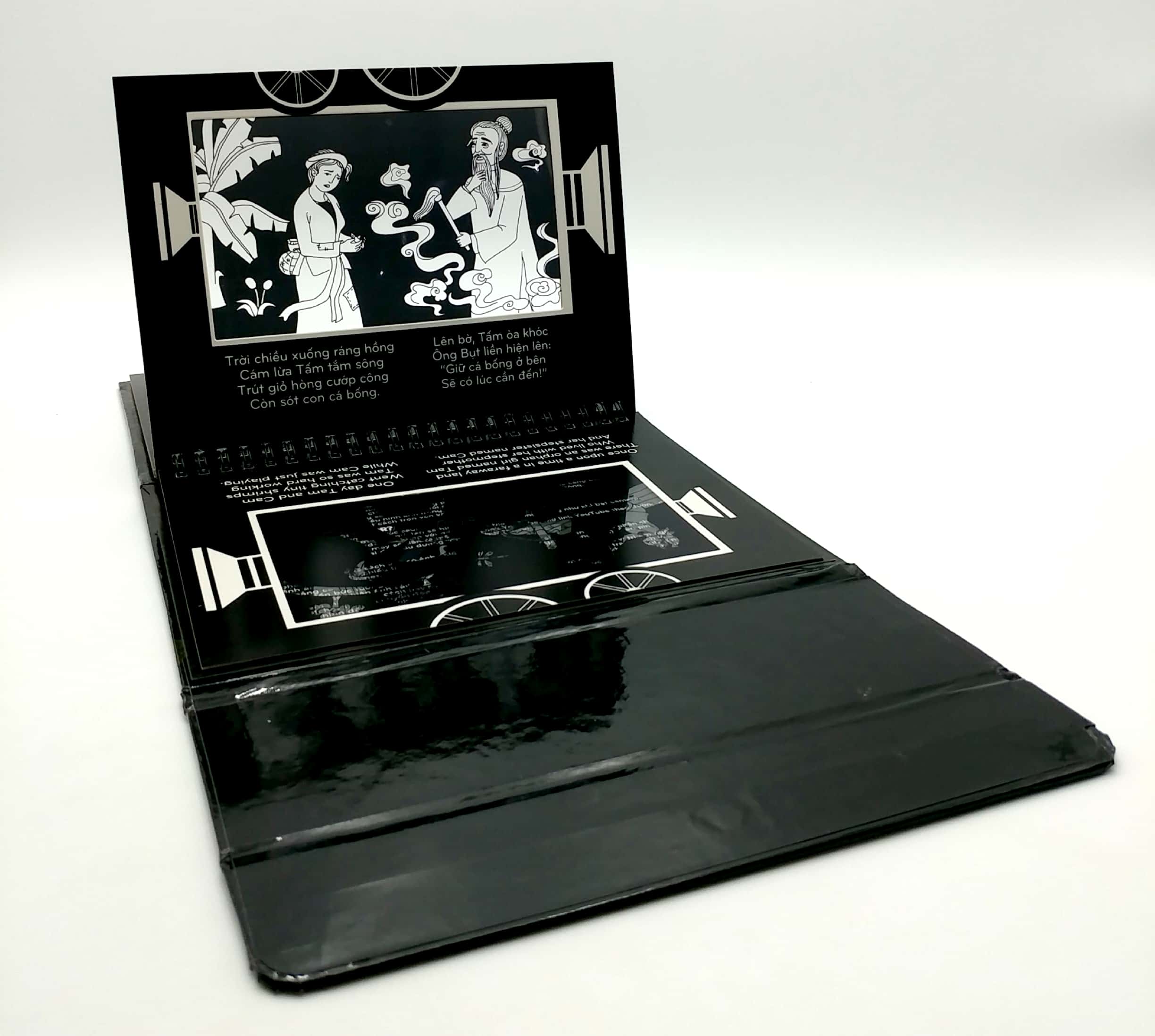 sách chiếu bóng - cinema book - rạp chiếu phim trong sách - tấm cám - Ảnh 6