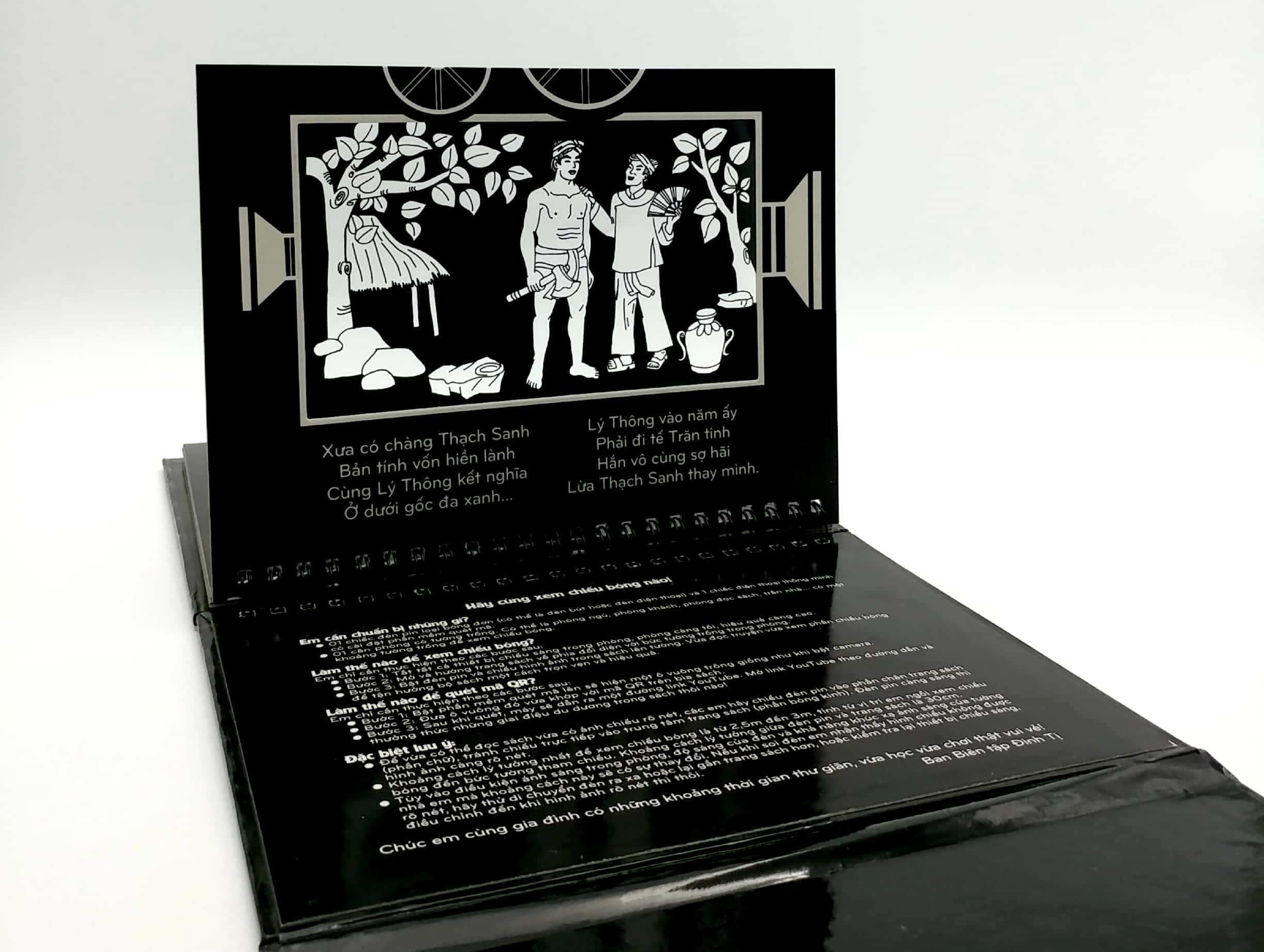 sách chiếu bóng - cinema book - rạp chiếu phim trong sách - thạch sanh - Ảnh 4